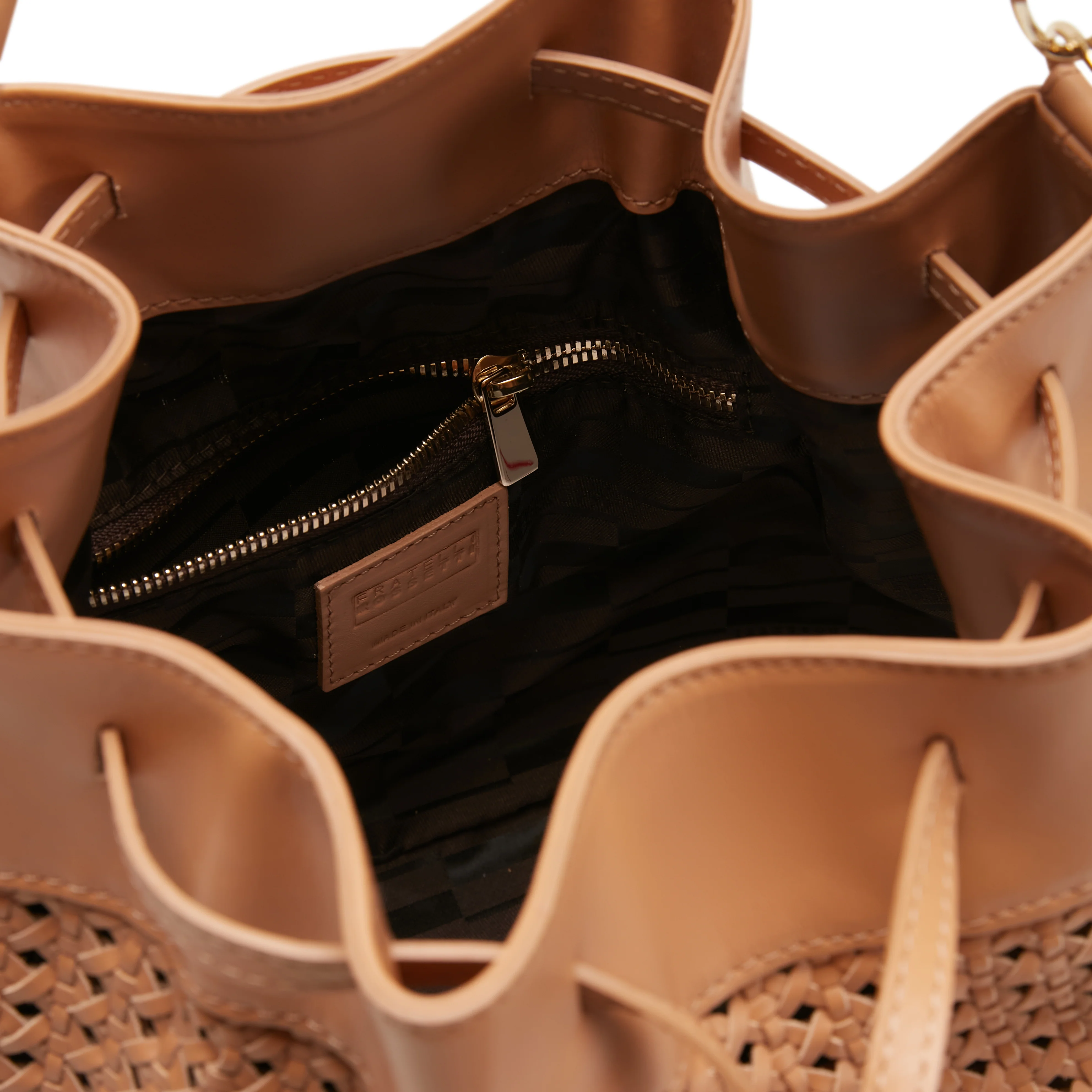 Bucket Bag in pelle intrecciata - Image 5