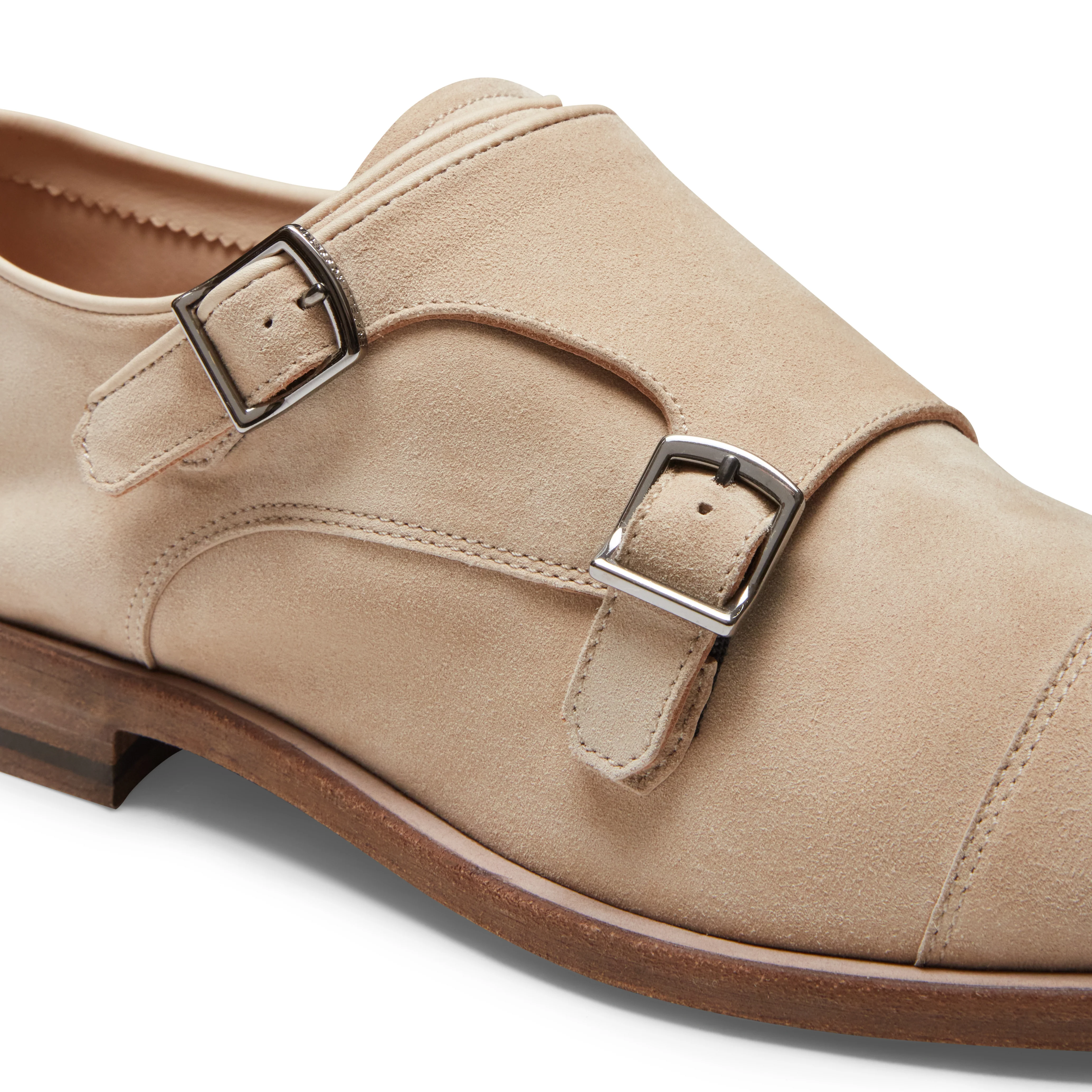 Derby doppia fibbia in suede - Image 4