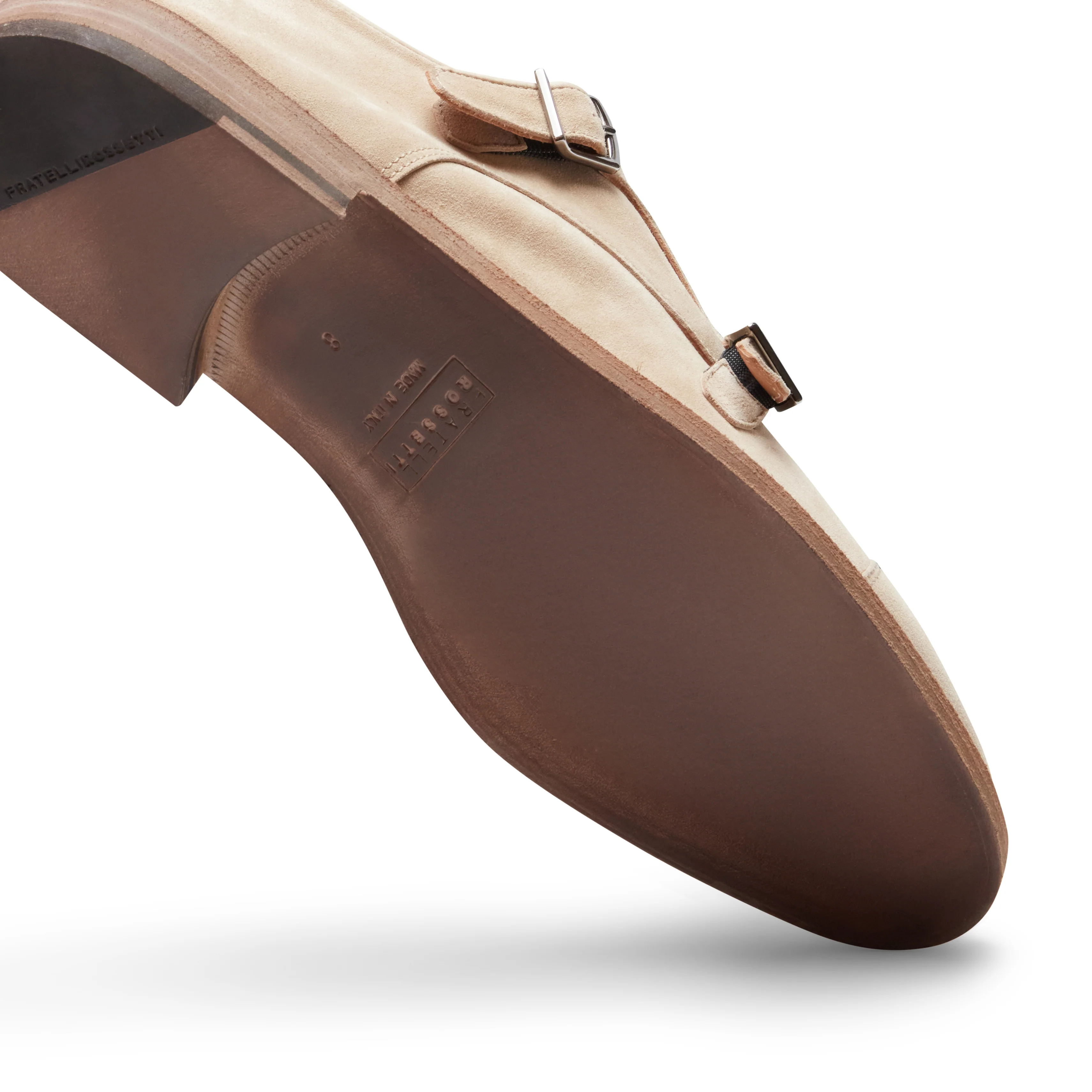 Derby doppia fibbia in suede - Image 6