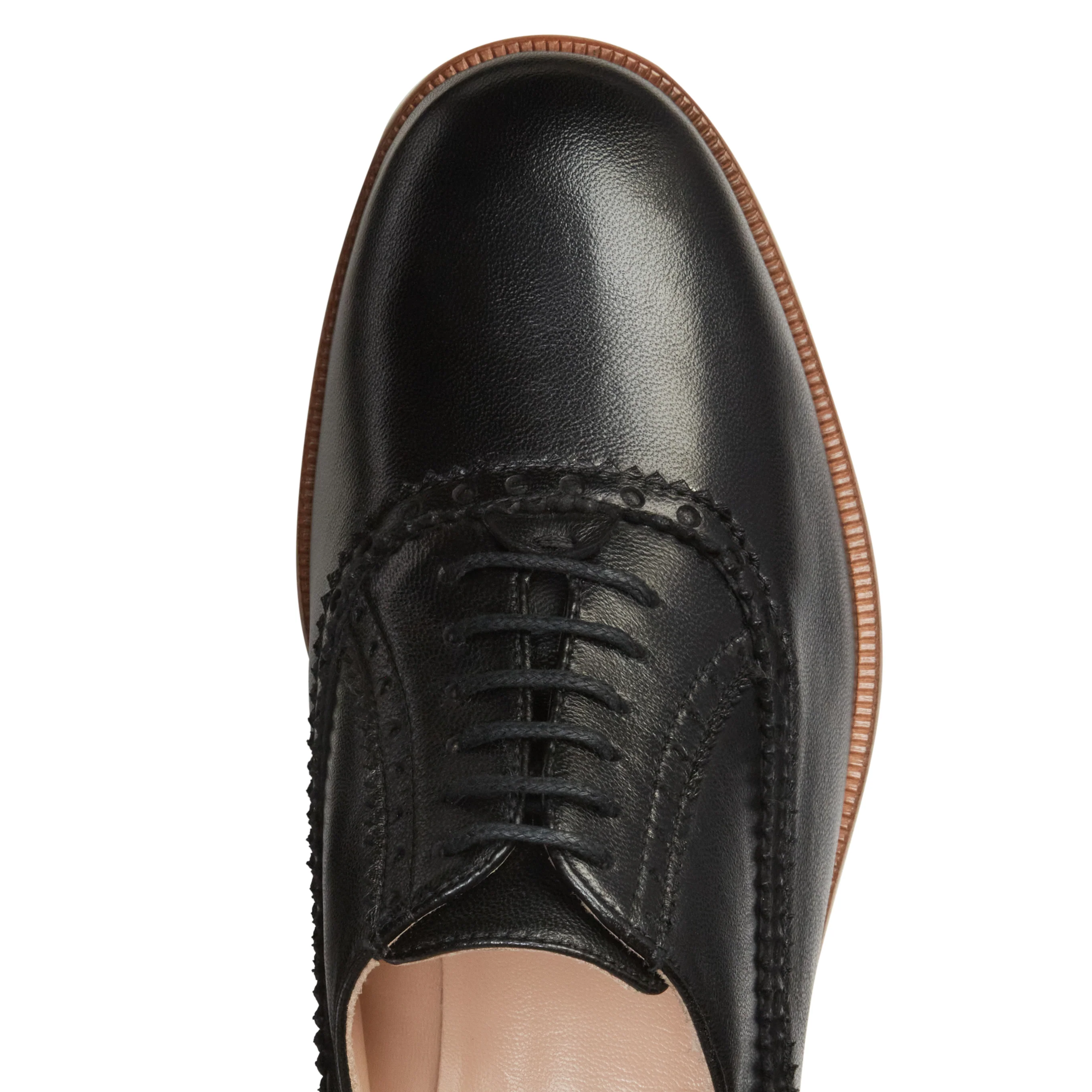 Francesina brogue in pelle da donna - Image 4