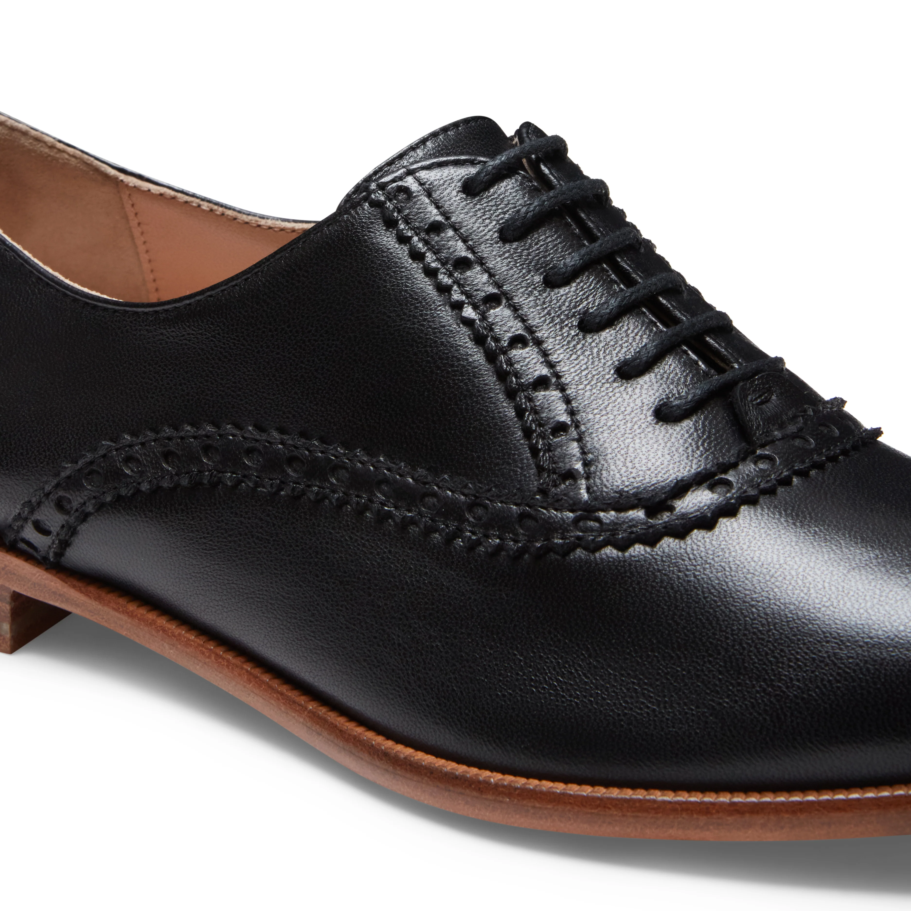 Francesina brogue in pelle da donna - Image 5
