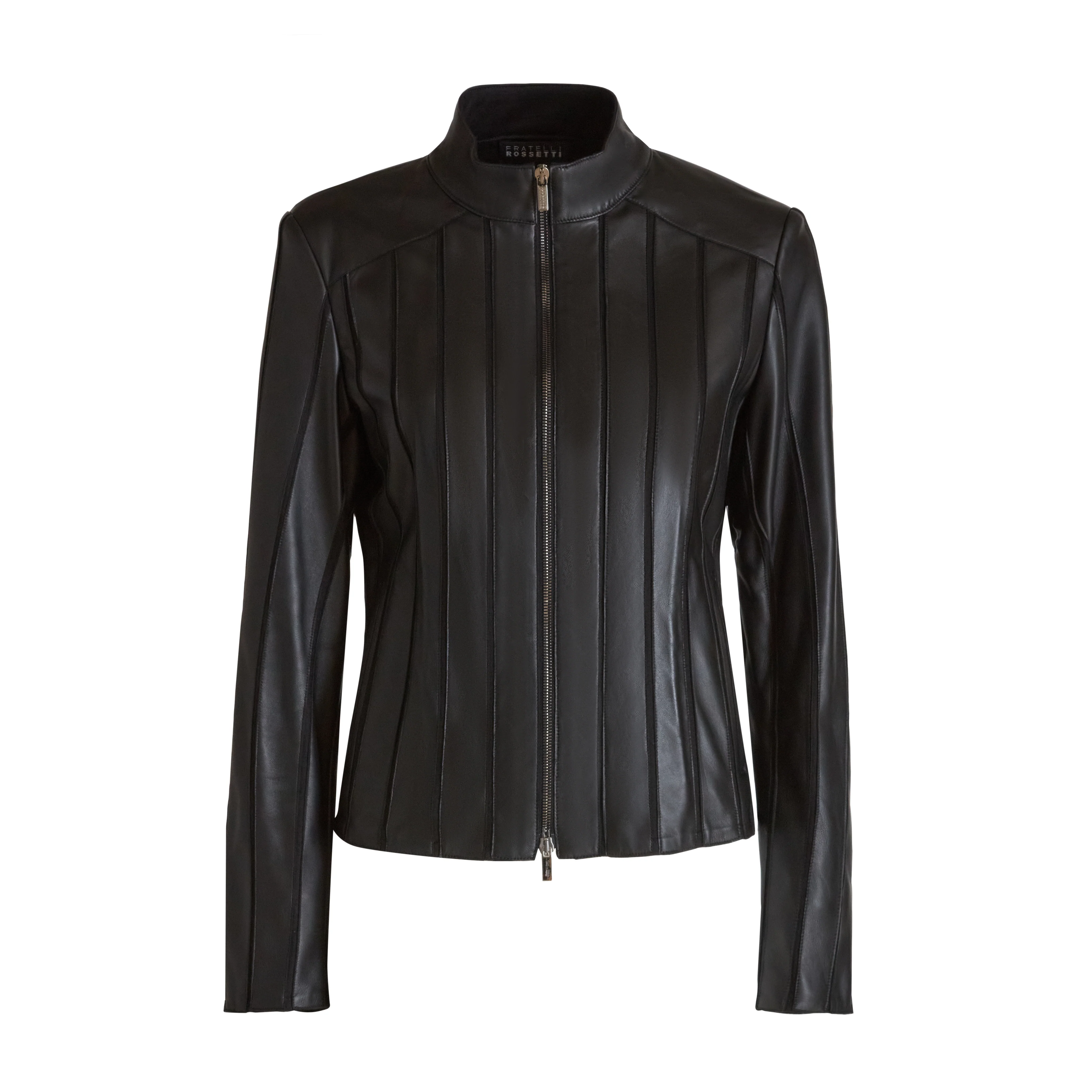 Giacca in nappa e jersey