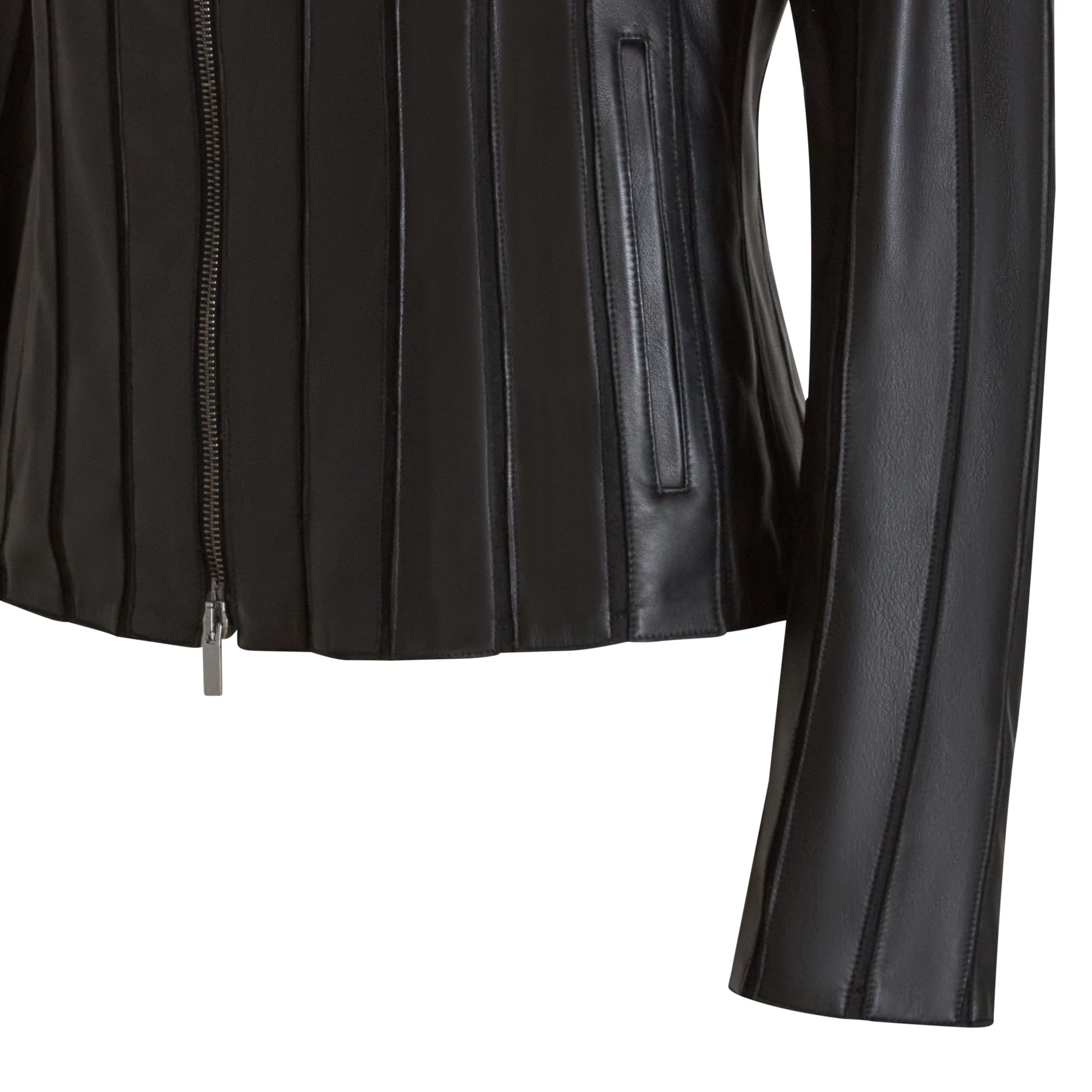 Giacca in nappa e jersey - Image 4