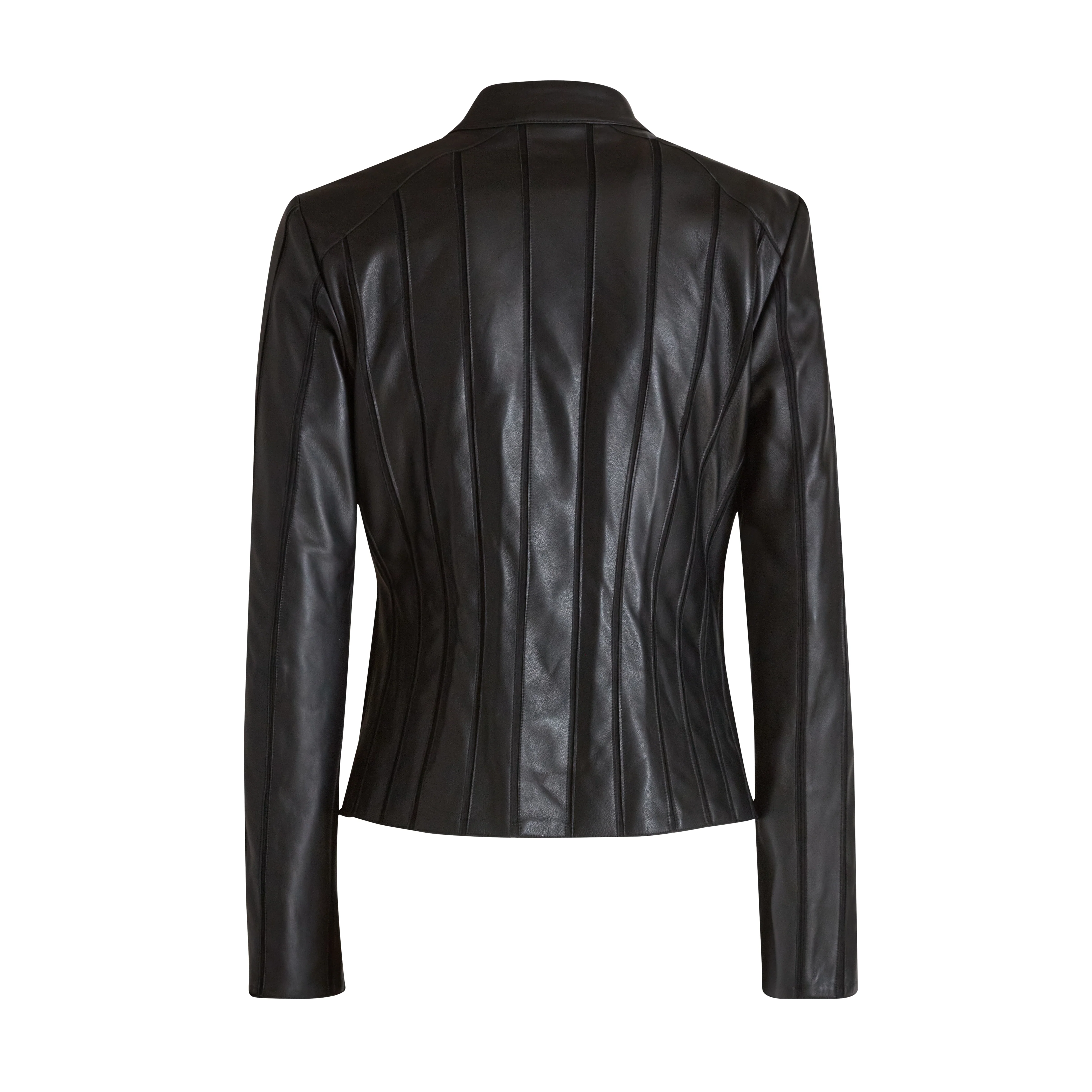 Giacca in nappa e jersey - Image 5