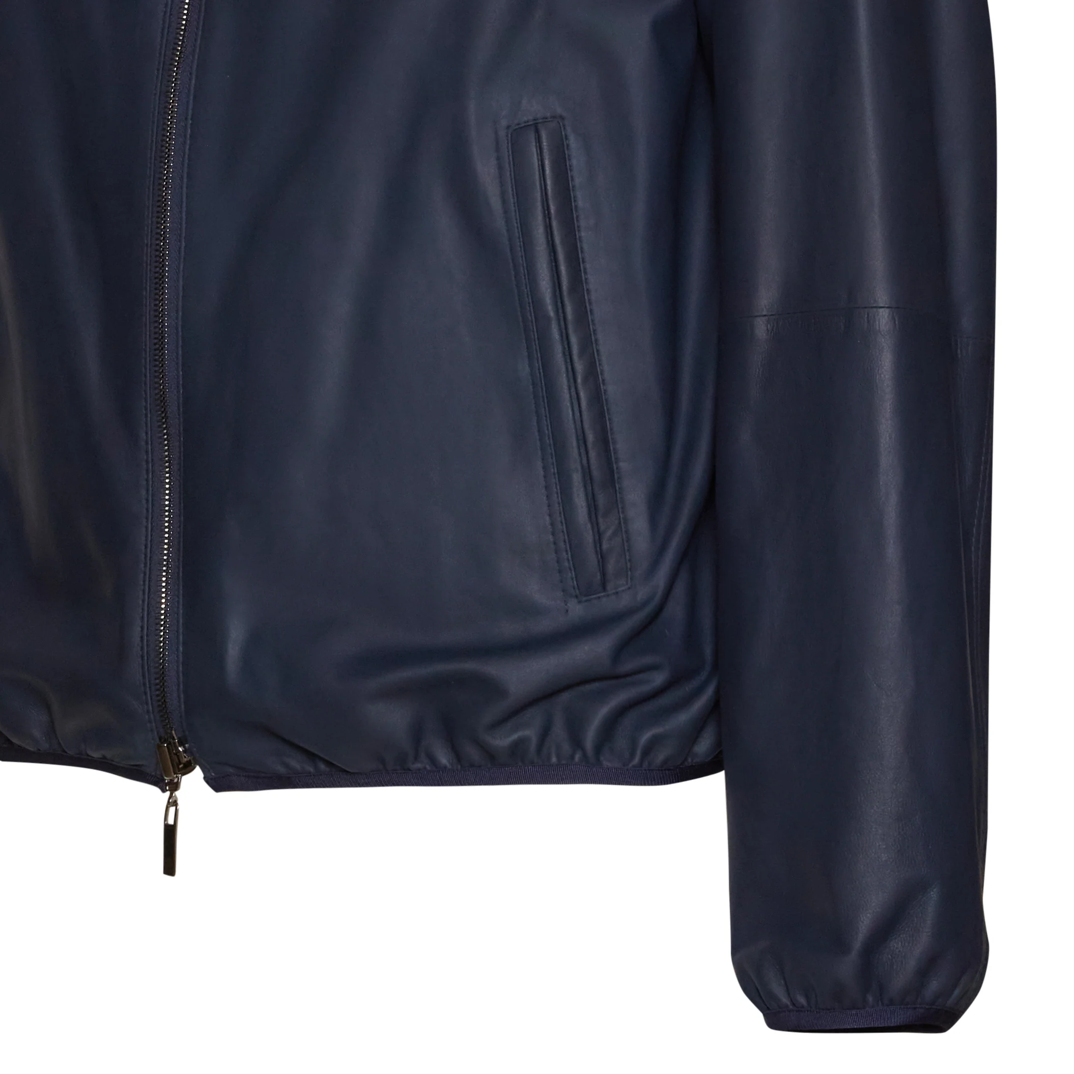 Giubbino reversibile in pelle da uomo - Image 5