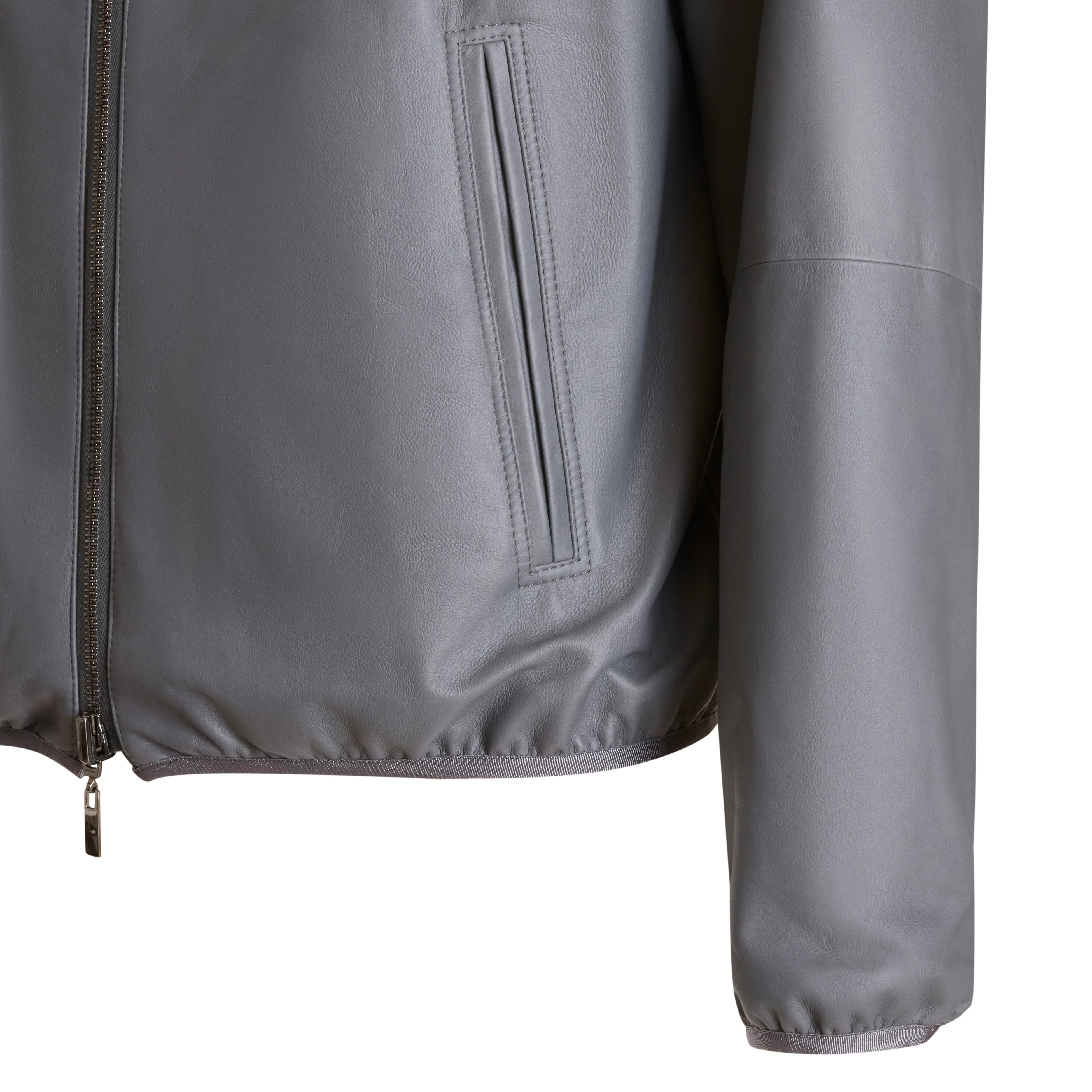 Giubbino reversibile in pelle da uomo - Image 5
