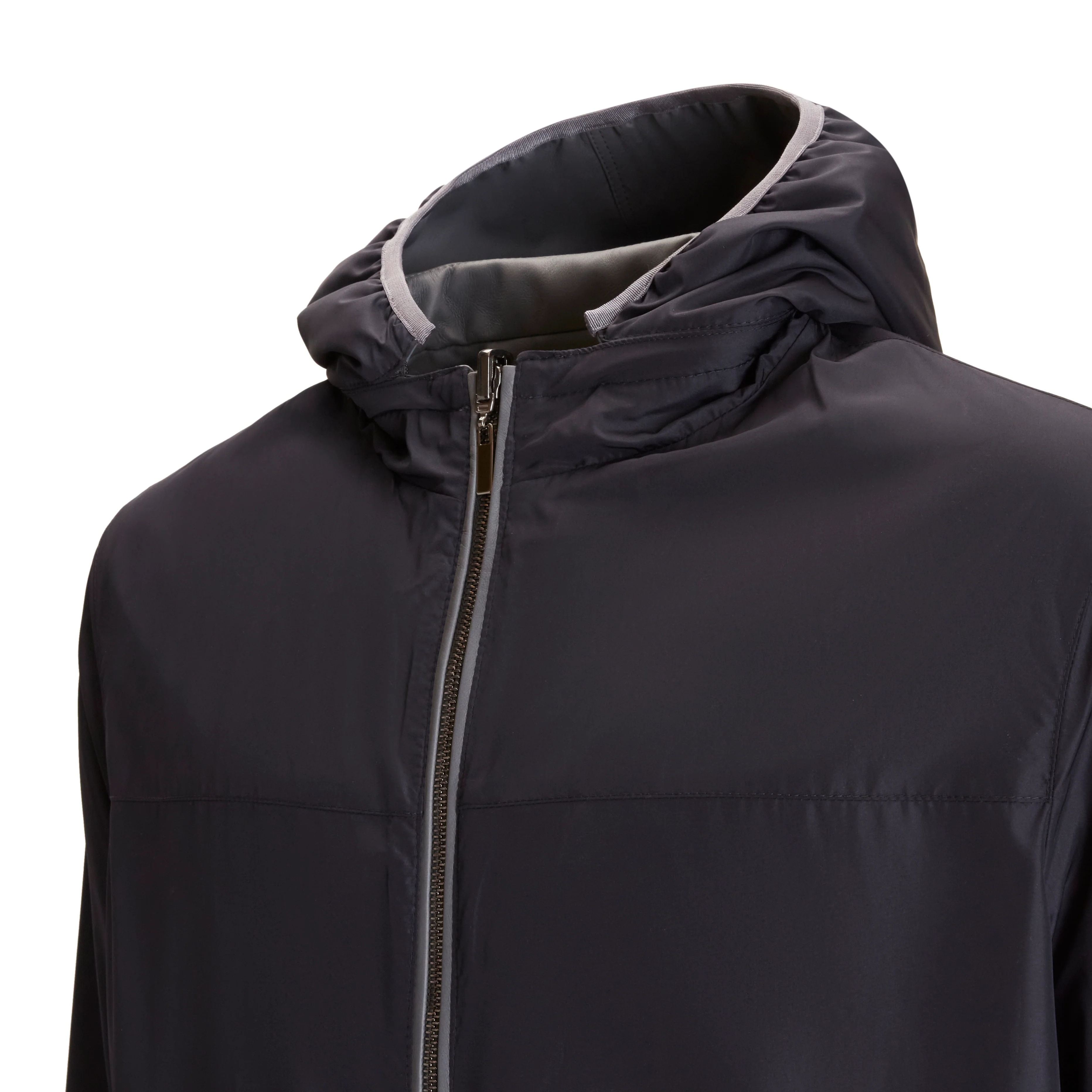 Giubbino reversibile in pelle da uomo - Image 9