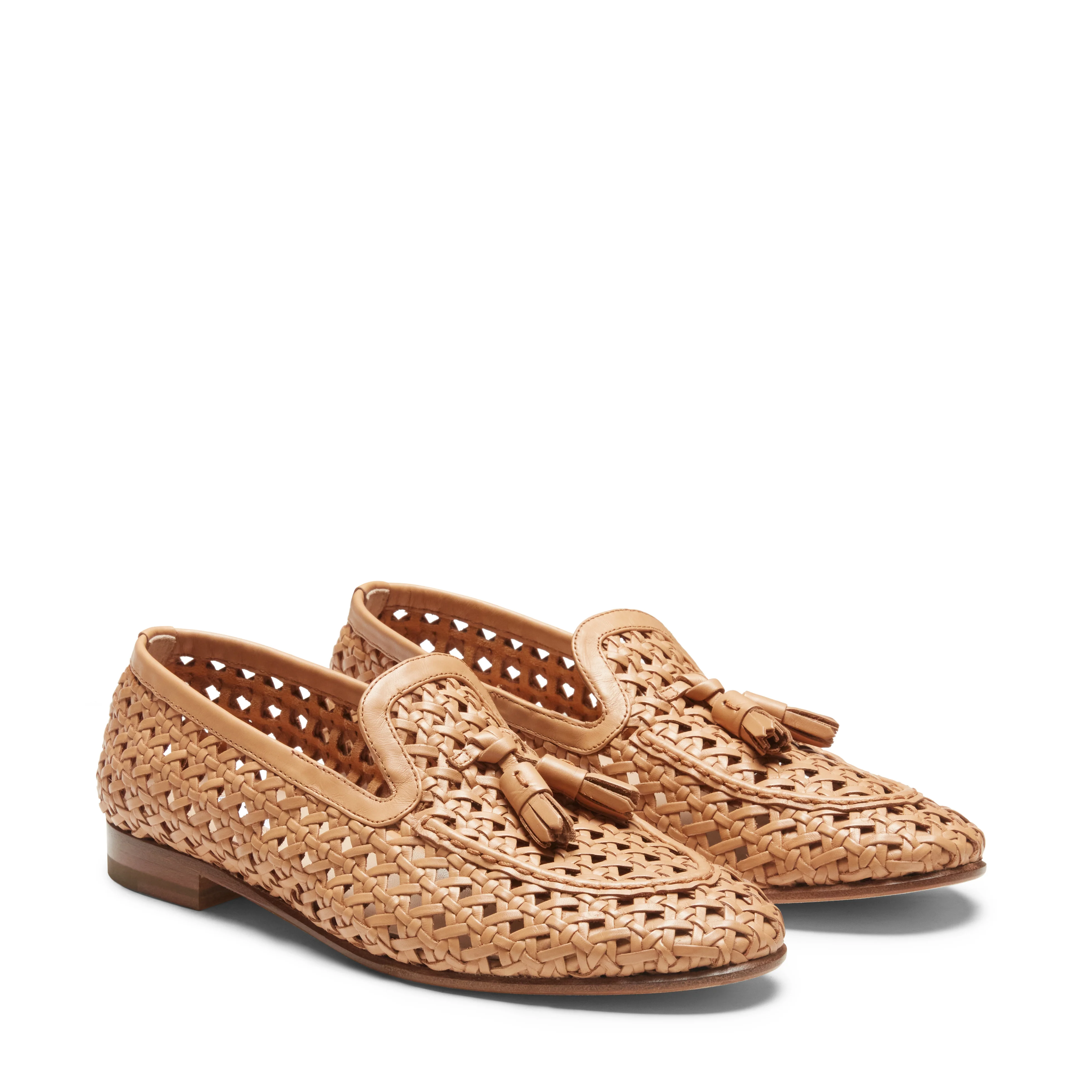 Mocassino Brera in pelle intrecciata da donna - Image 2