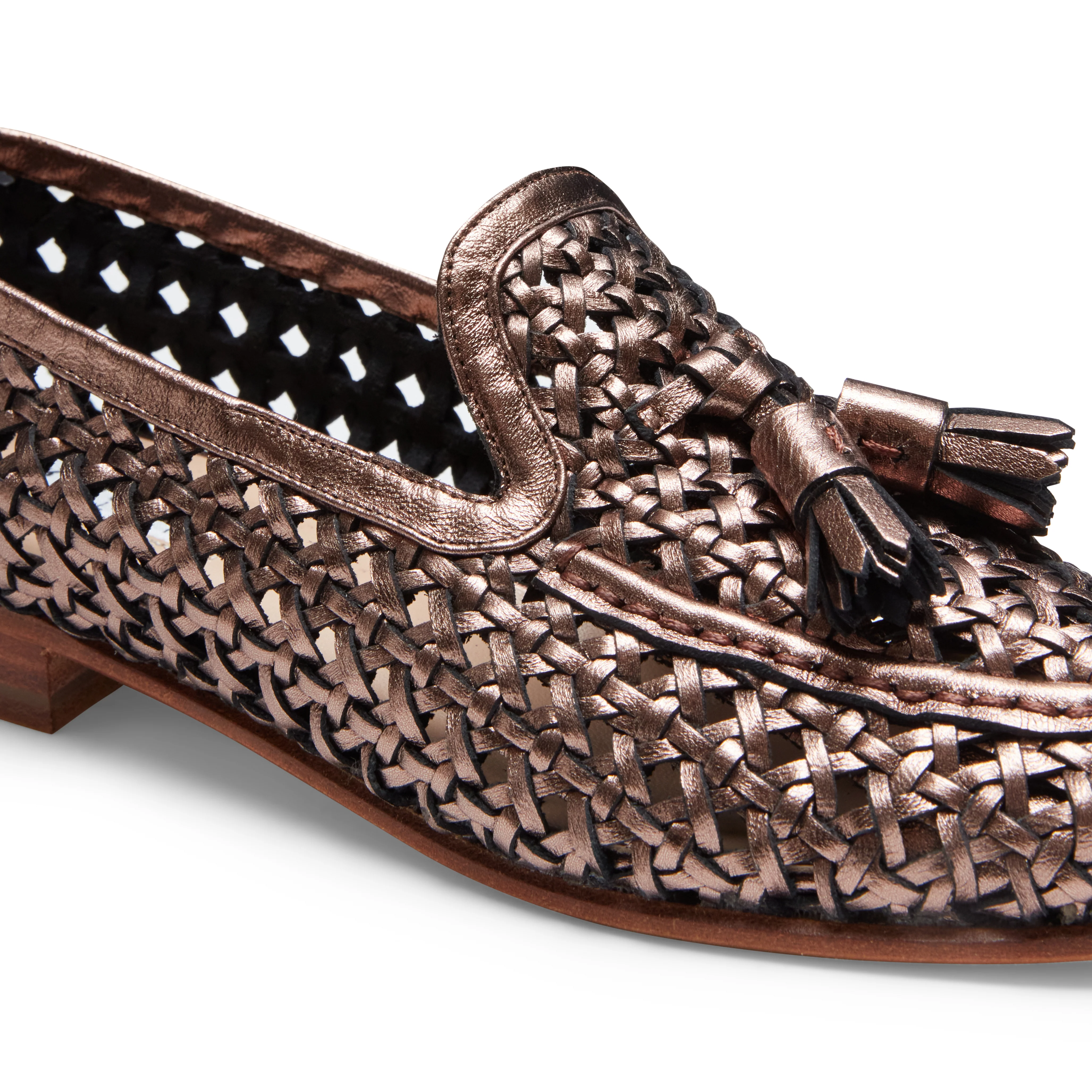 Mocassino Brera in pelle intrecciata da donna - Image 4