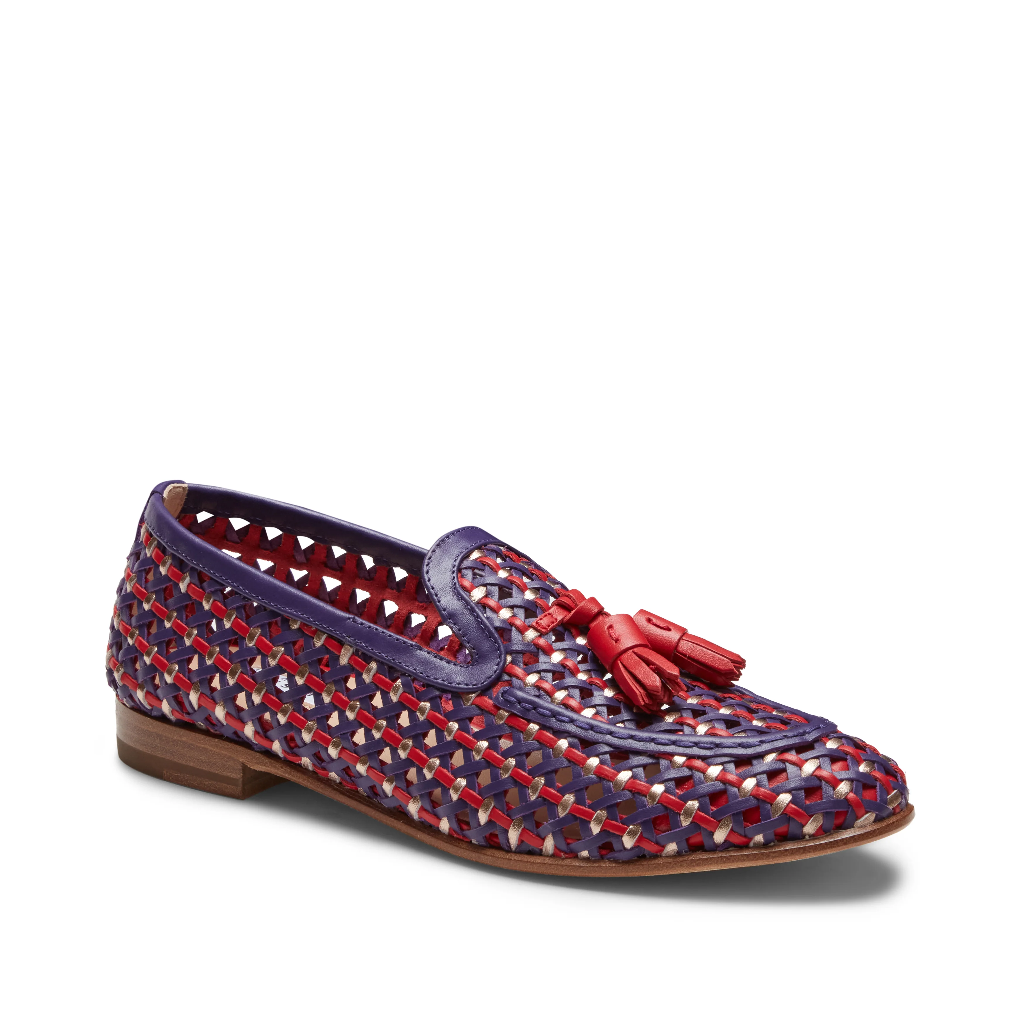 Mocassino Brera in pelle intrecciata da donna - Image 10
