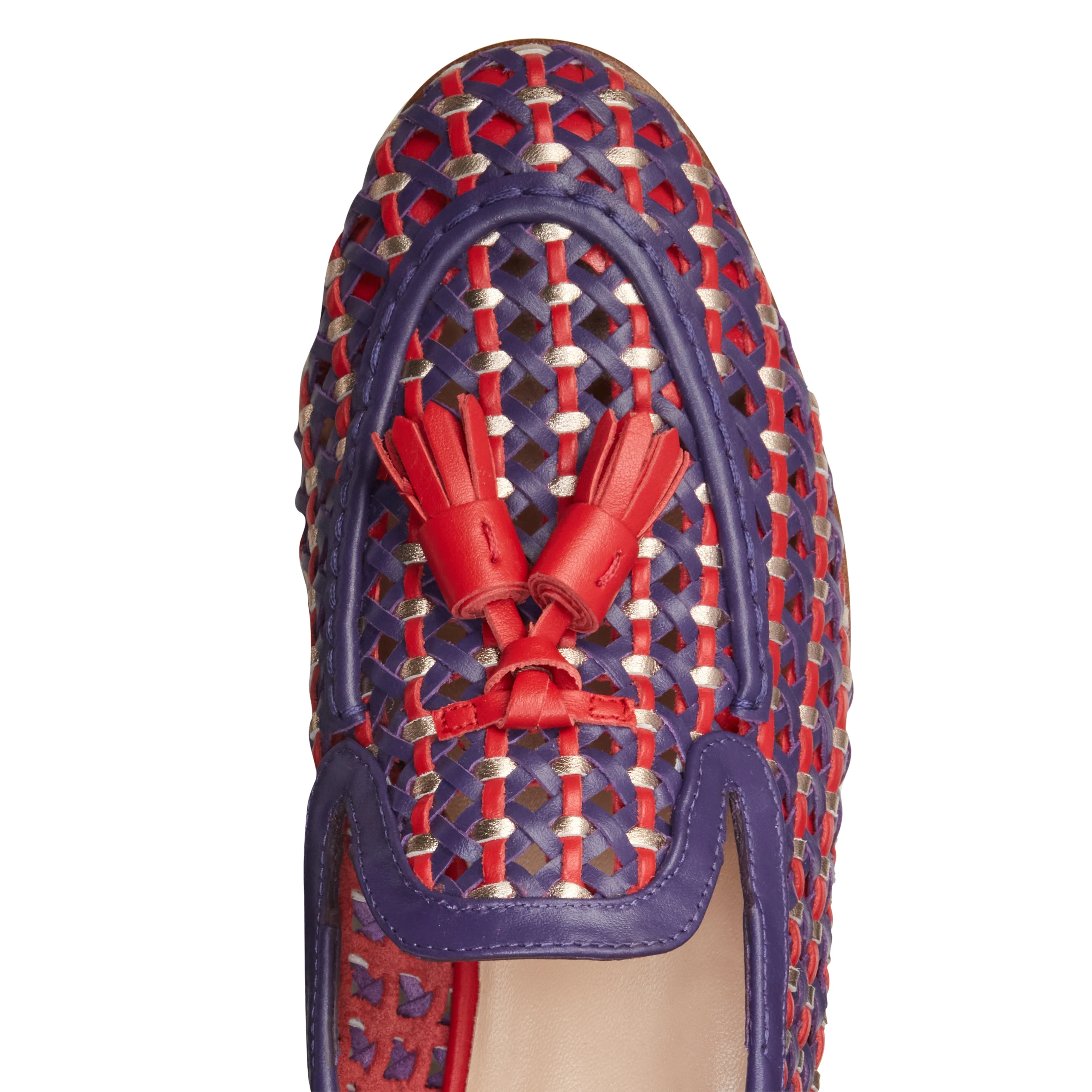 Mocassino Brera in pelle intrecciata da donna - Image 3
