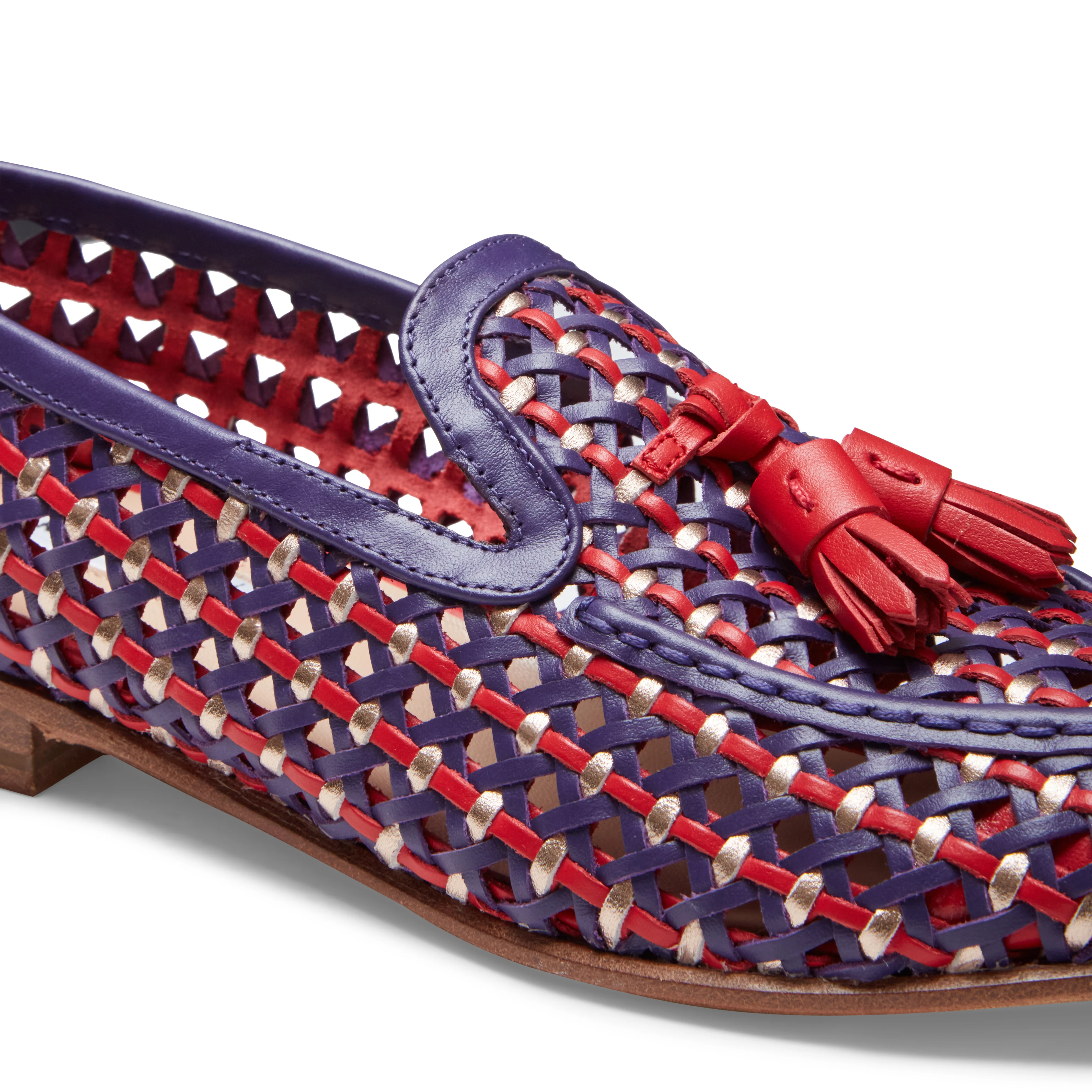 Mocassino Brera in pelle intrecciata da donna - Image 4