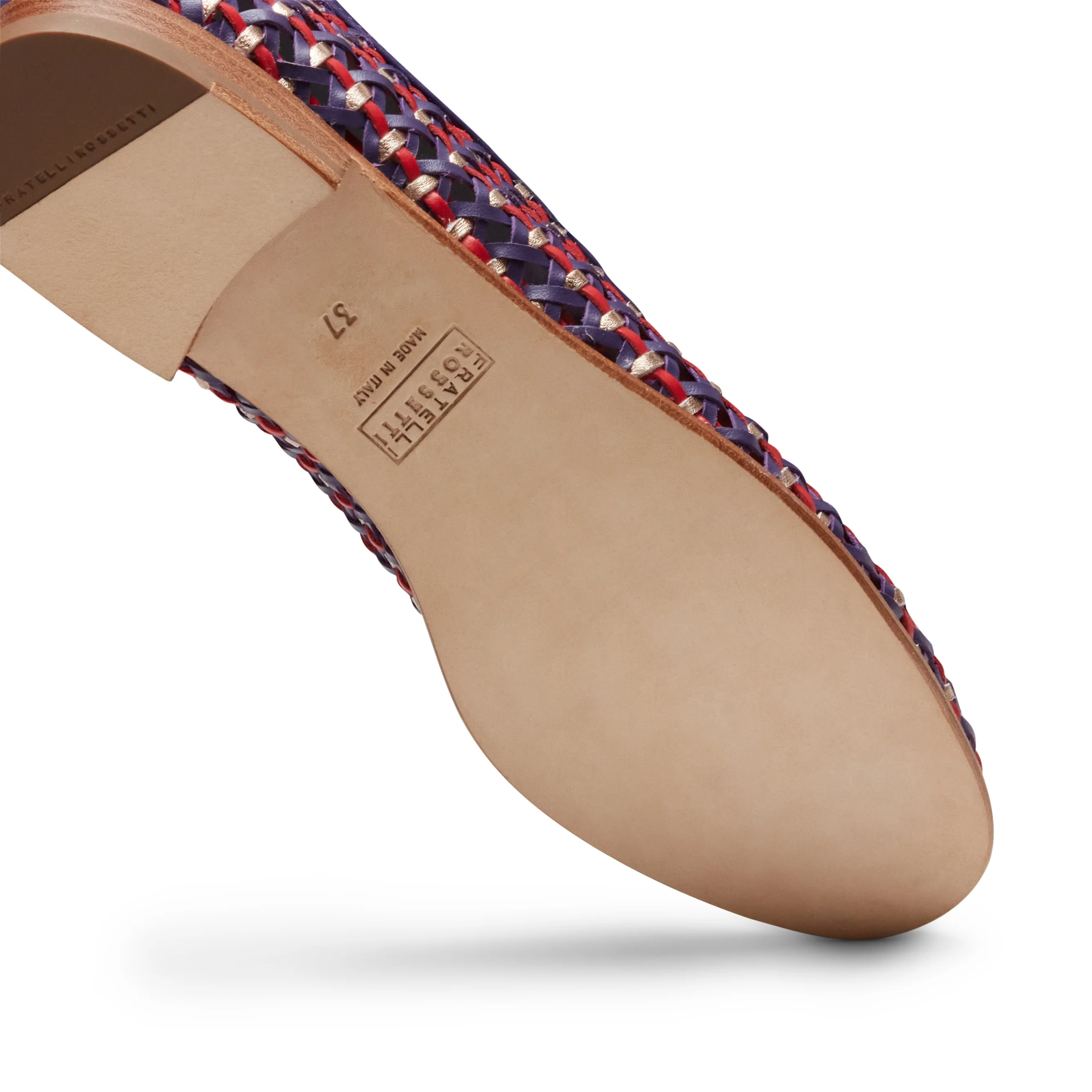 Mocassino Brera in pelle intrecciata da donna - Image 6