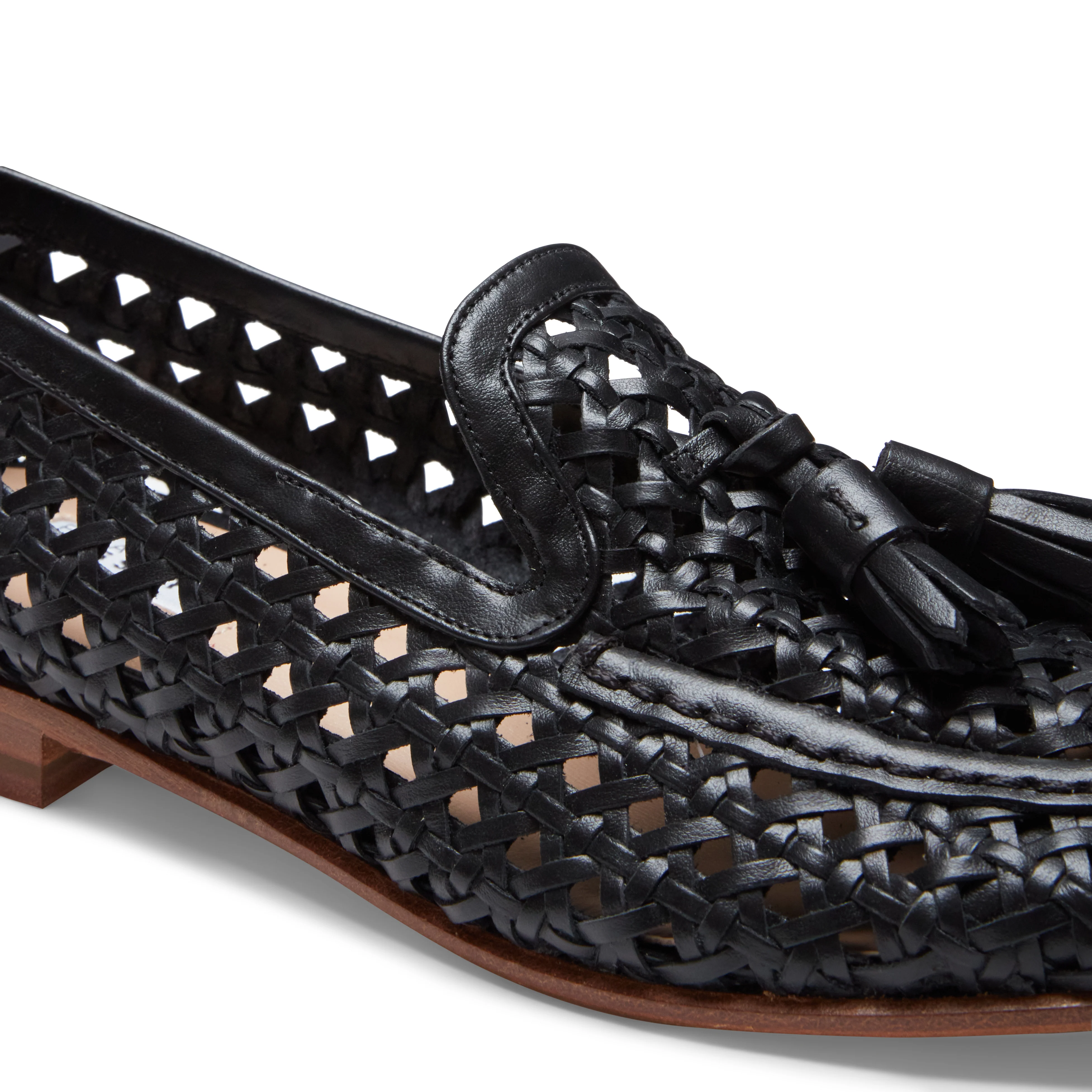 Mocassino Brera in pelle intrecciata da donna - Image 4
