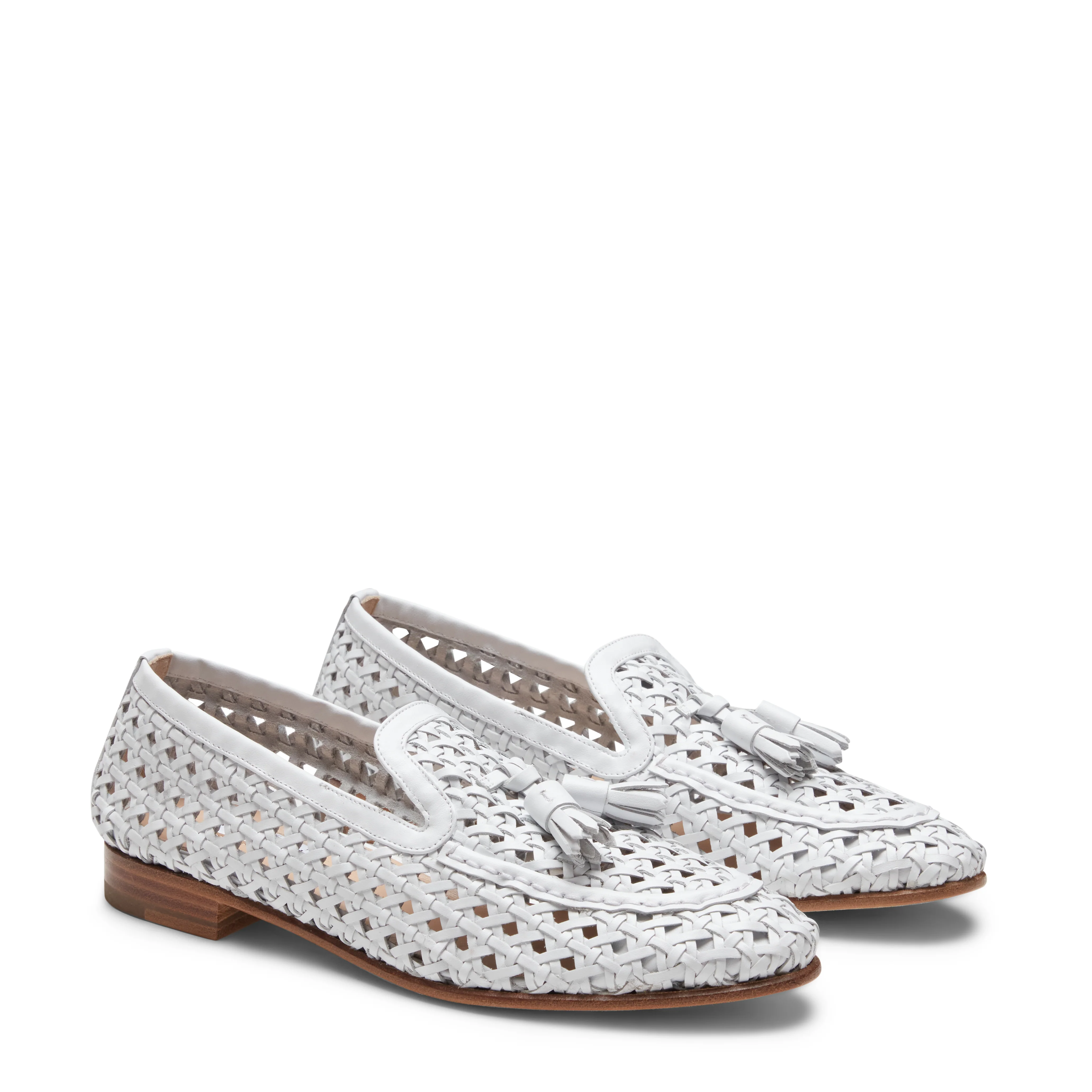 Mocassino Brera in pelle intrecciata da donna - Image 2