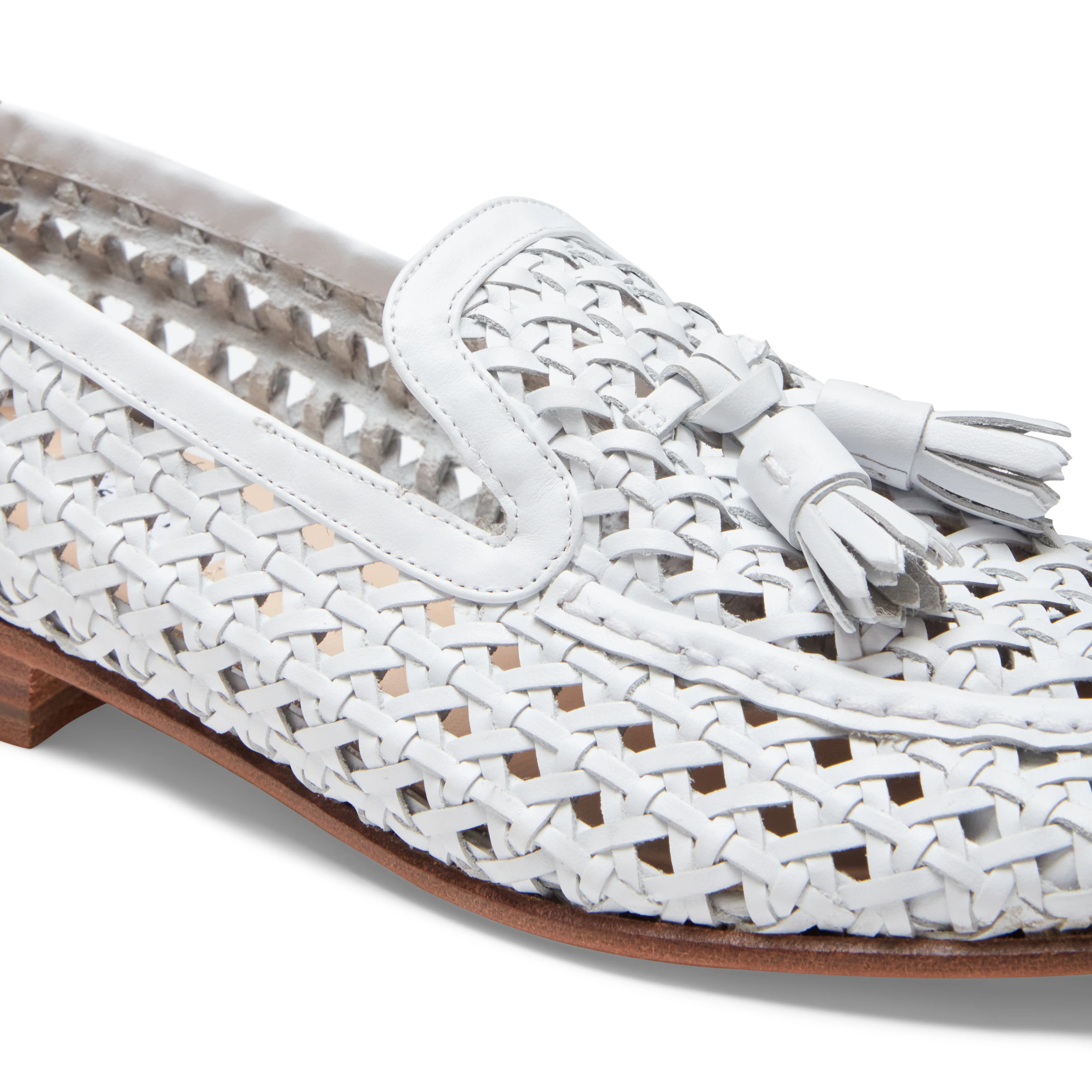 Mocassino Brera in pelle intrecciata da donna - Image 4