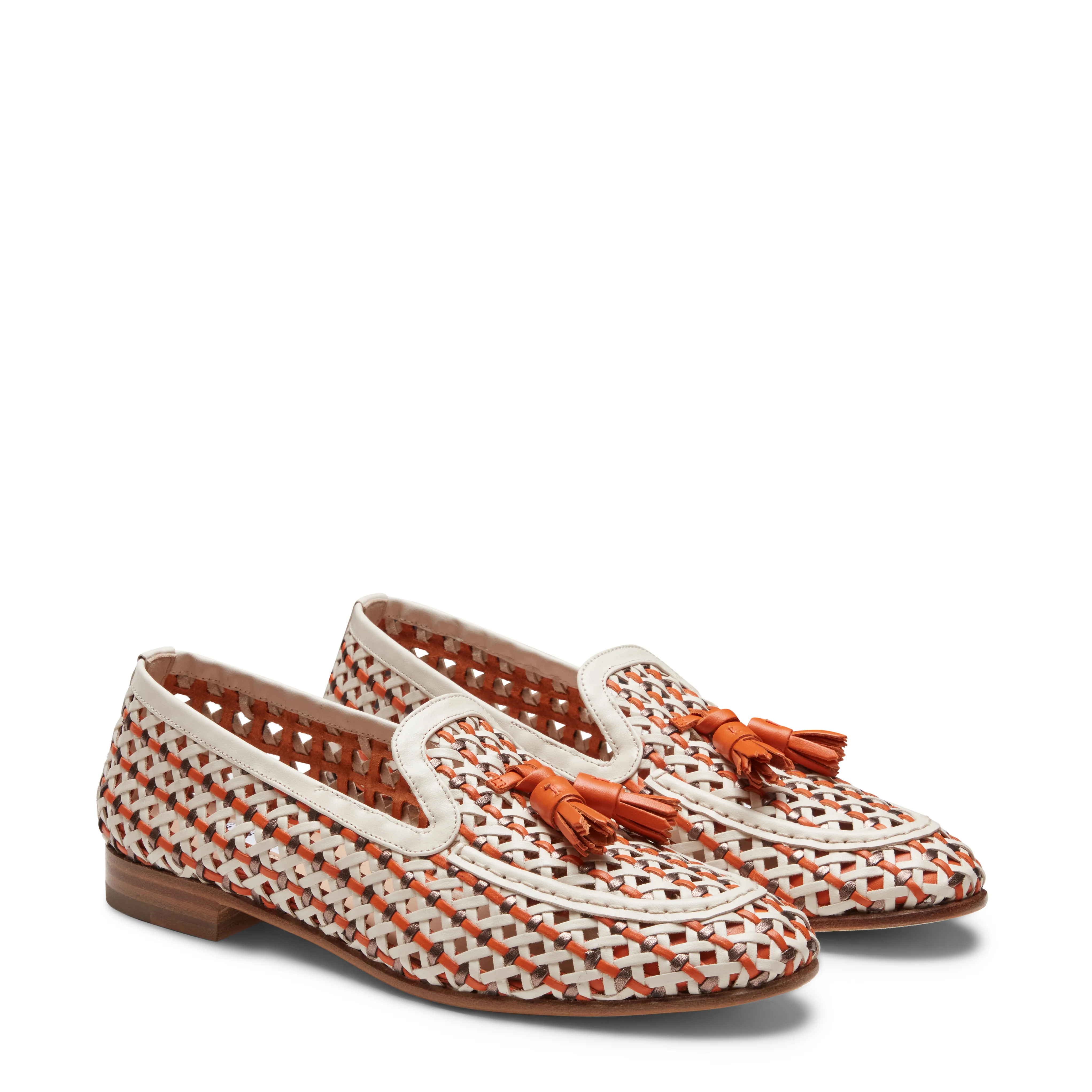 Mocassino Brera in pelle intrecciata da donna - Image 2