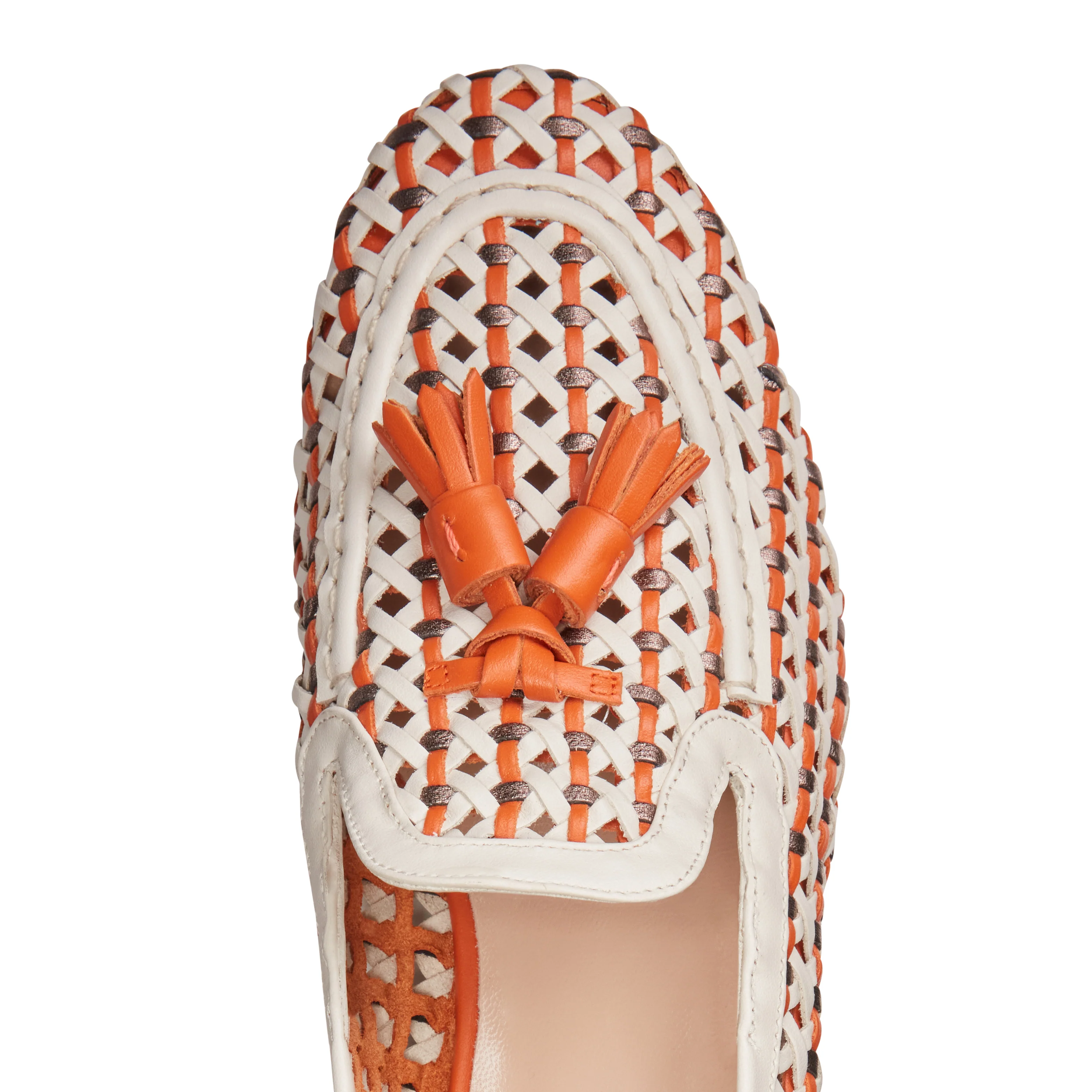 Mocassino Brera in pelle intrecciata da donna - Image 3