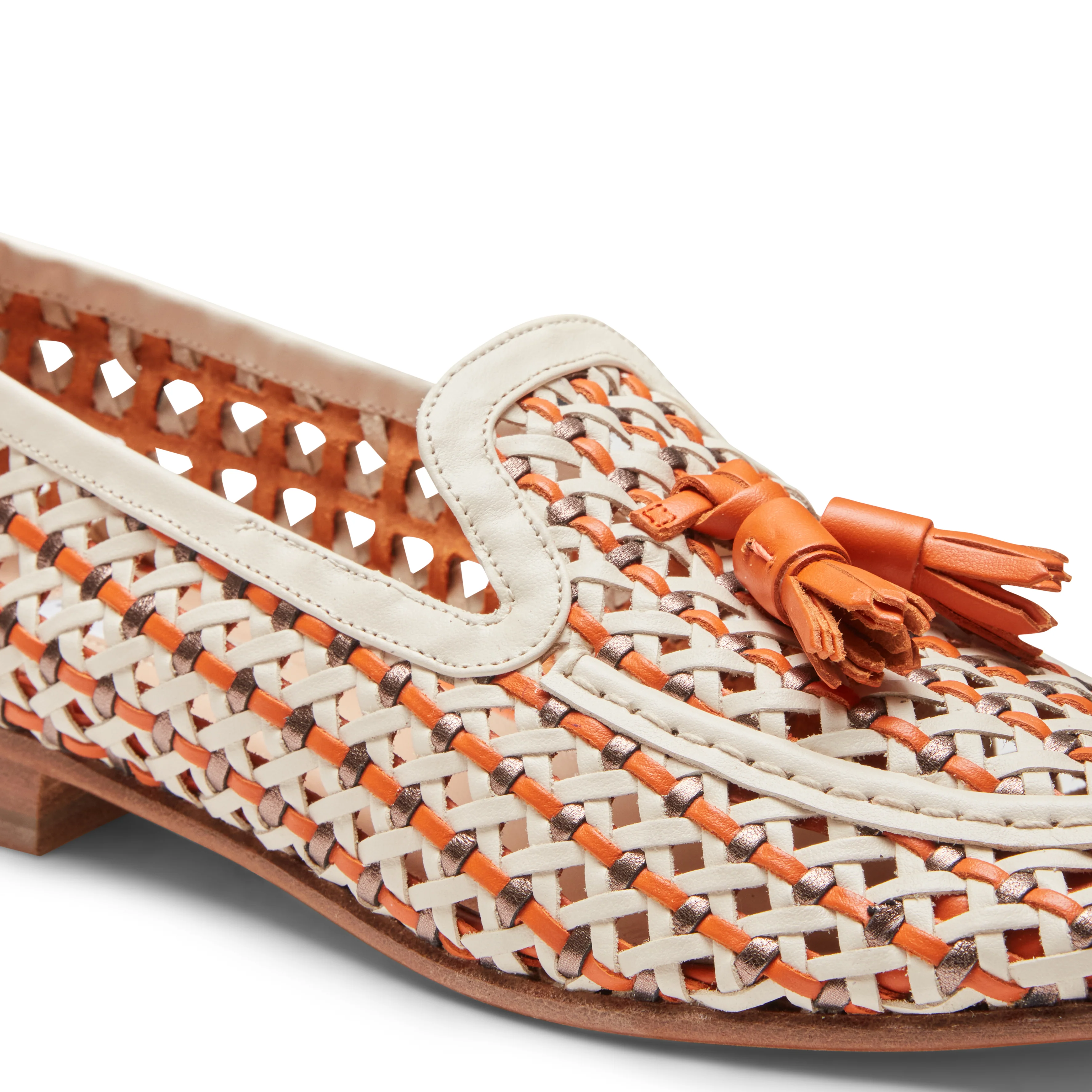 Mocassino Brera in pelle intrecciata da donna - Image 4