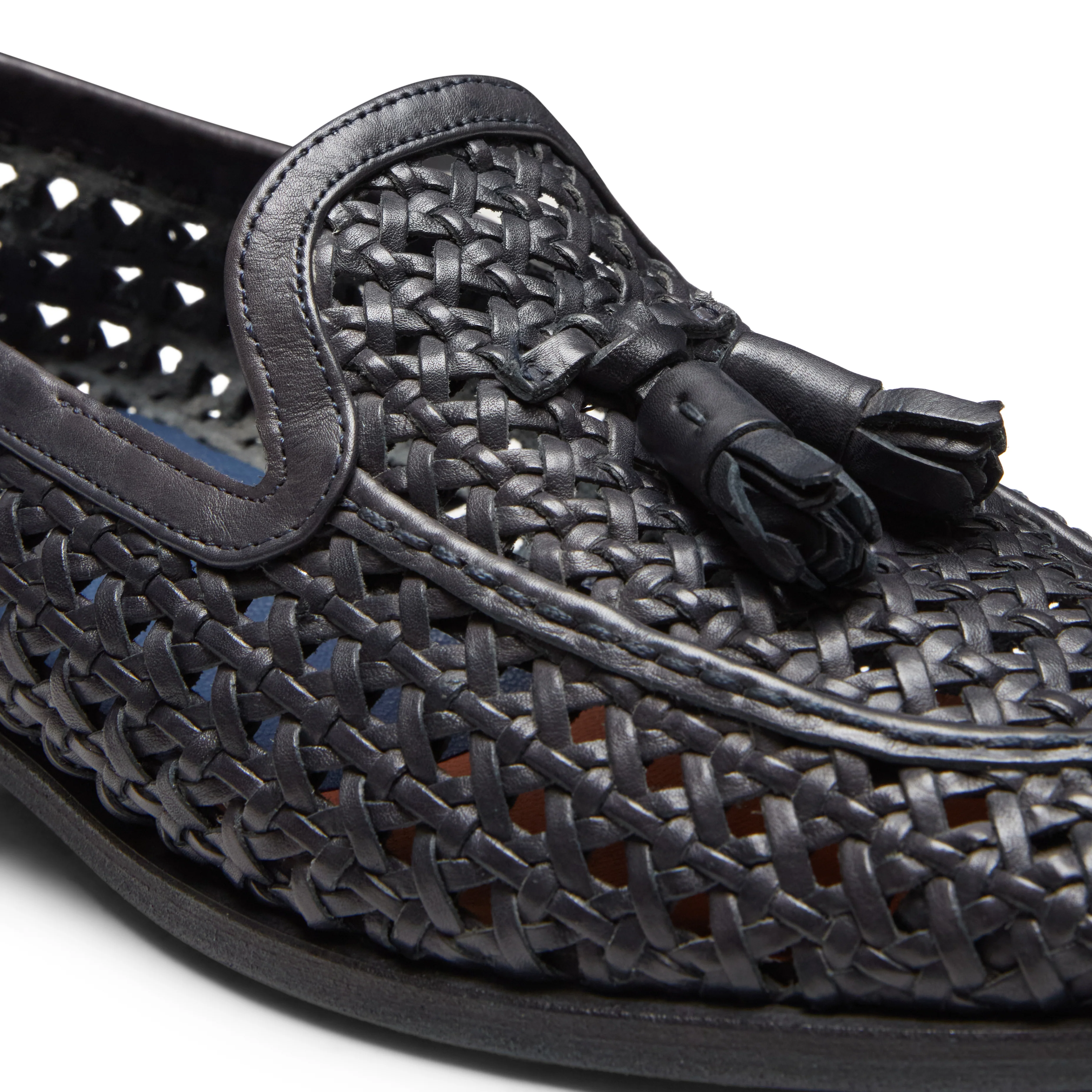 Mocassino Brera in pelle intrecciata da uomo - Image 5