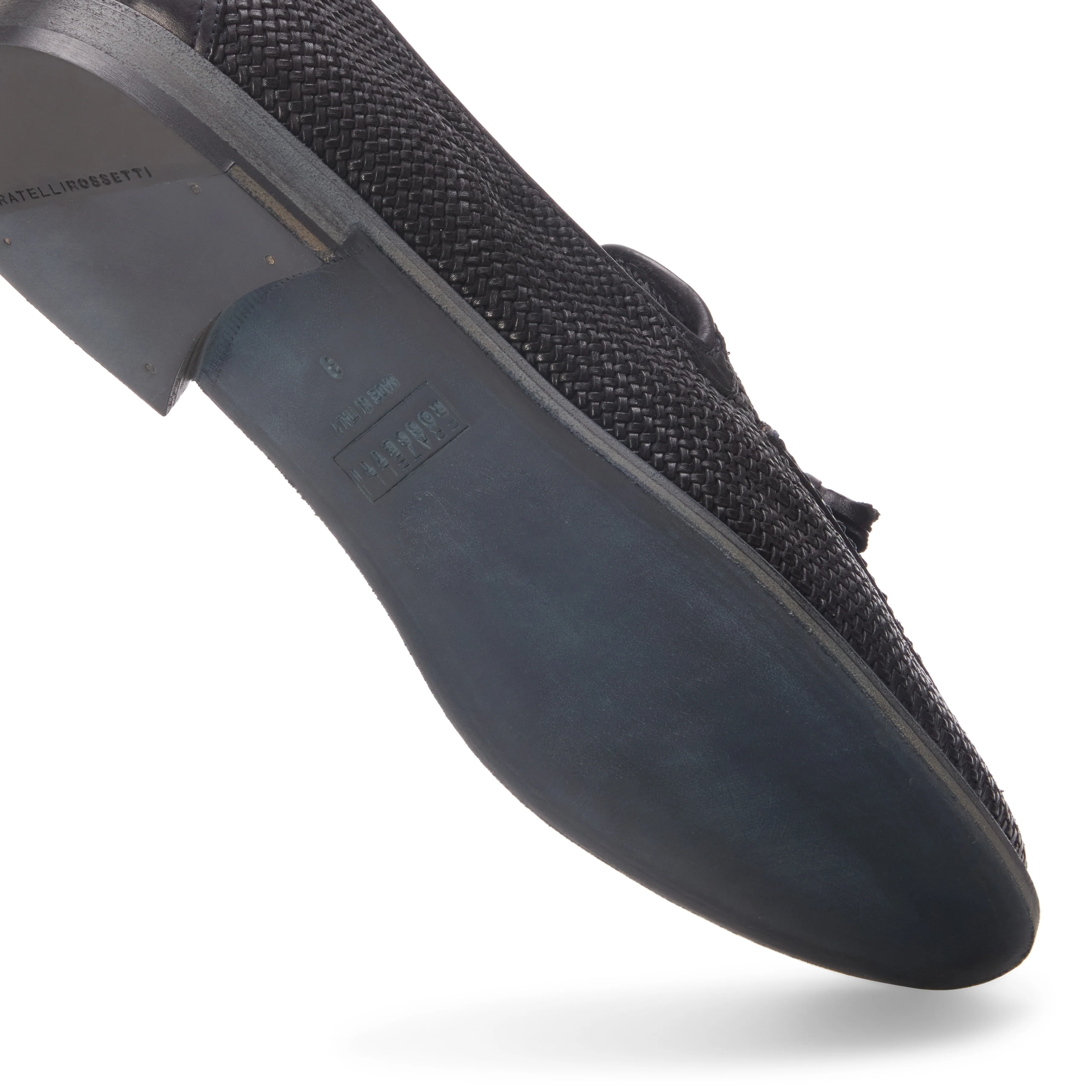 Mocassino Brera in pelle intrecciata da uomo - Image 7