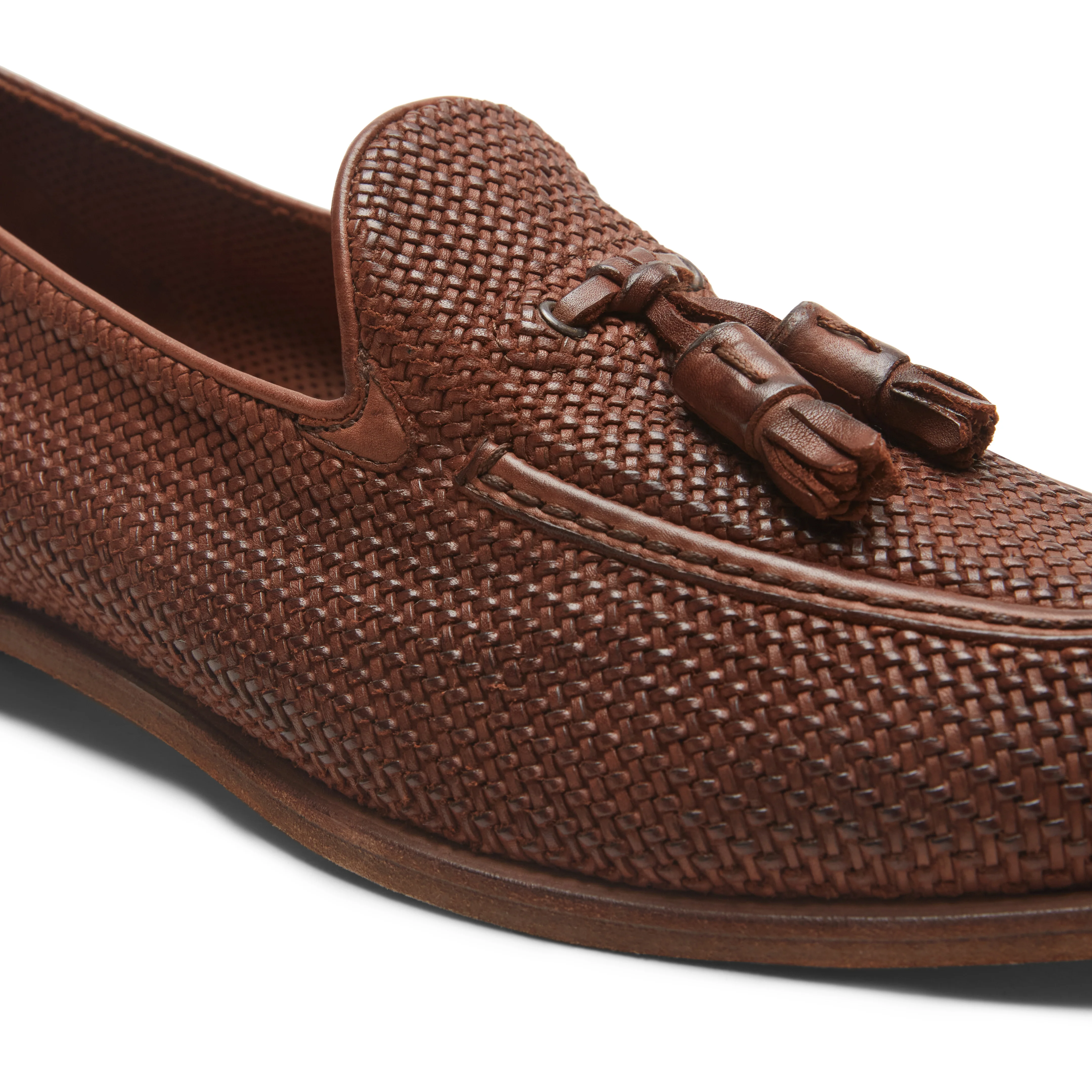 Mocassino Brera in pelle intrecciata da uomo - Image 4