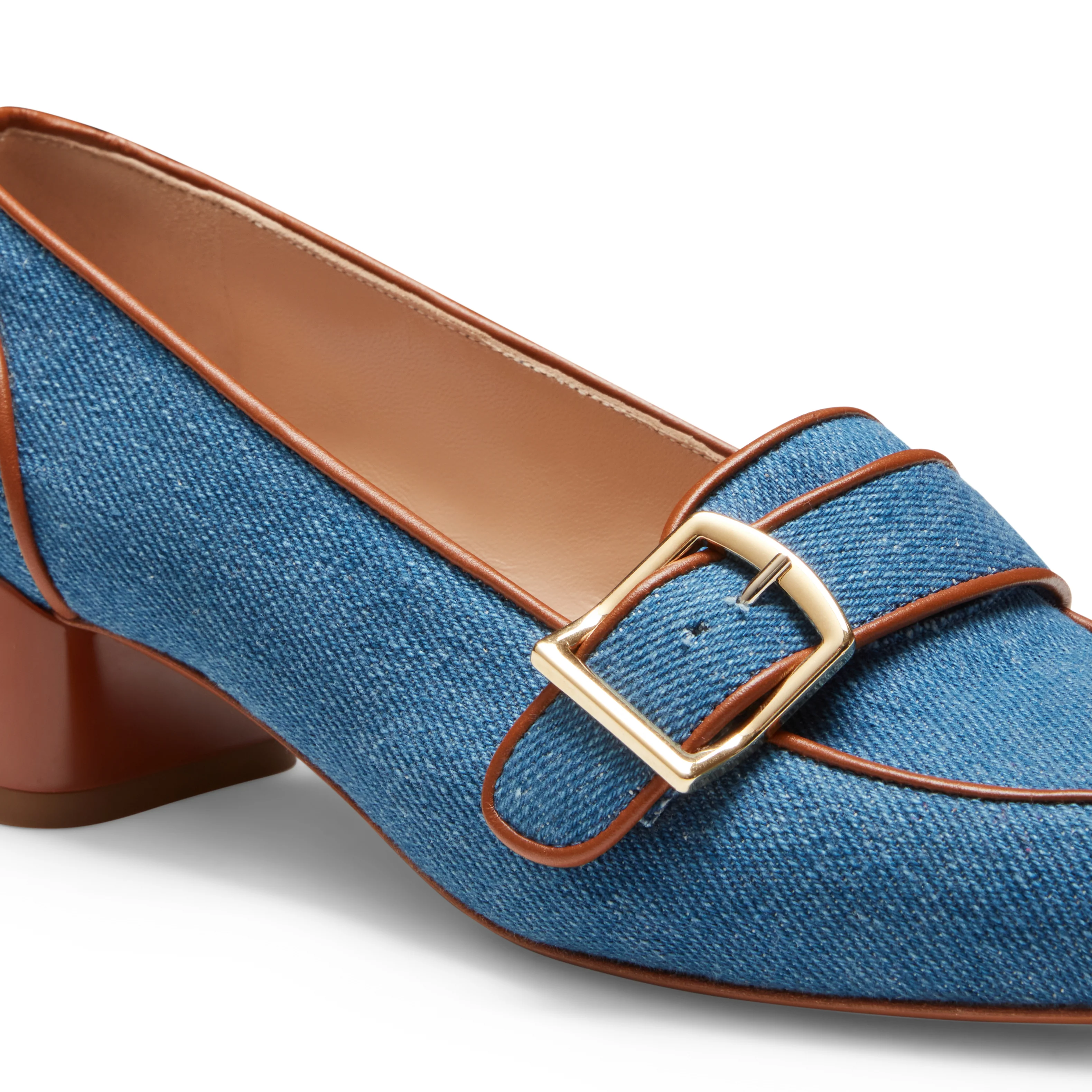 Mocassino in denim da donna - Image 4