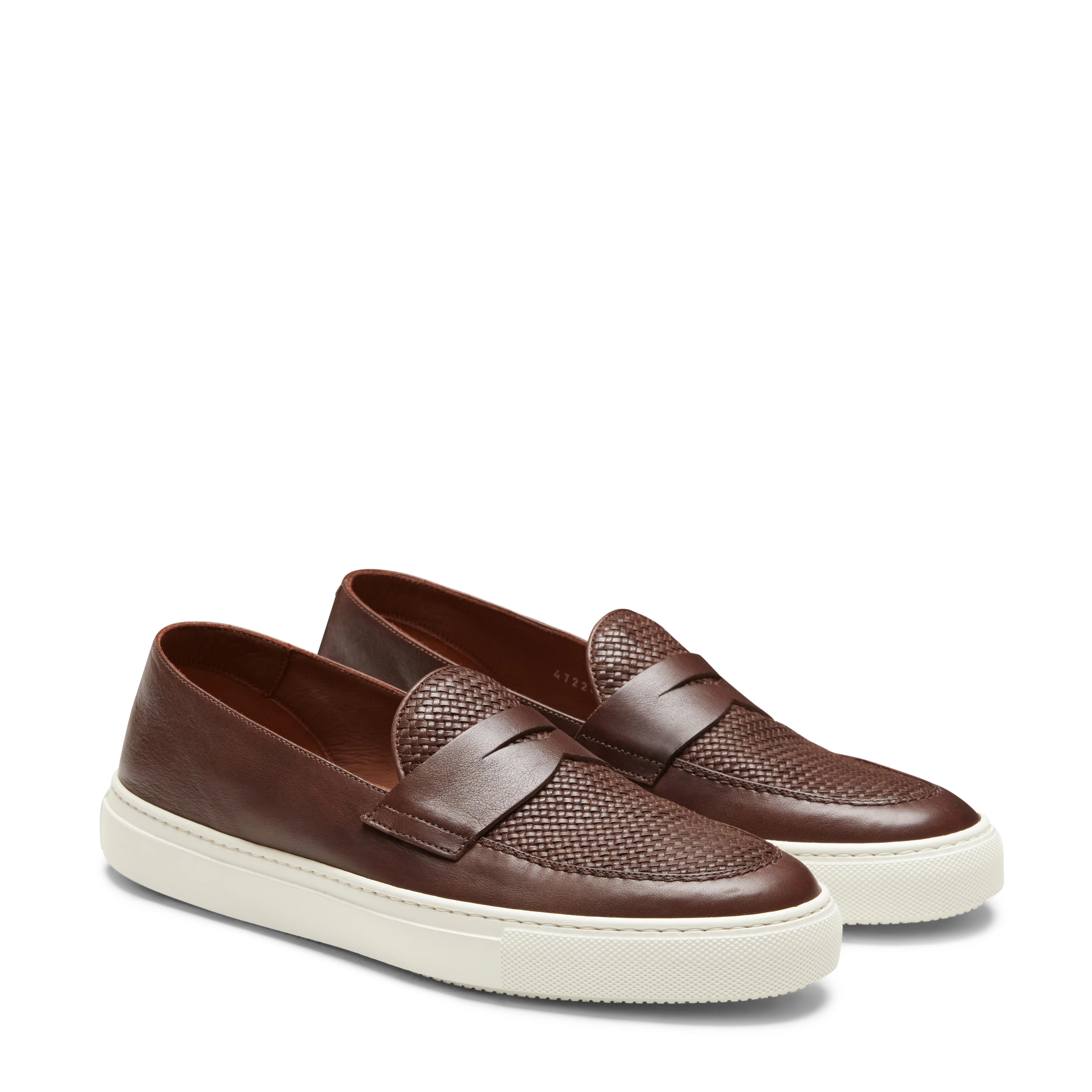 Mocassino in pelle intrecciata da uomo - Image 2