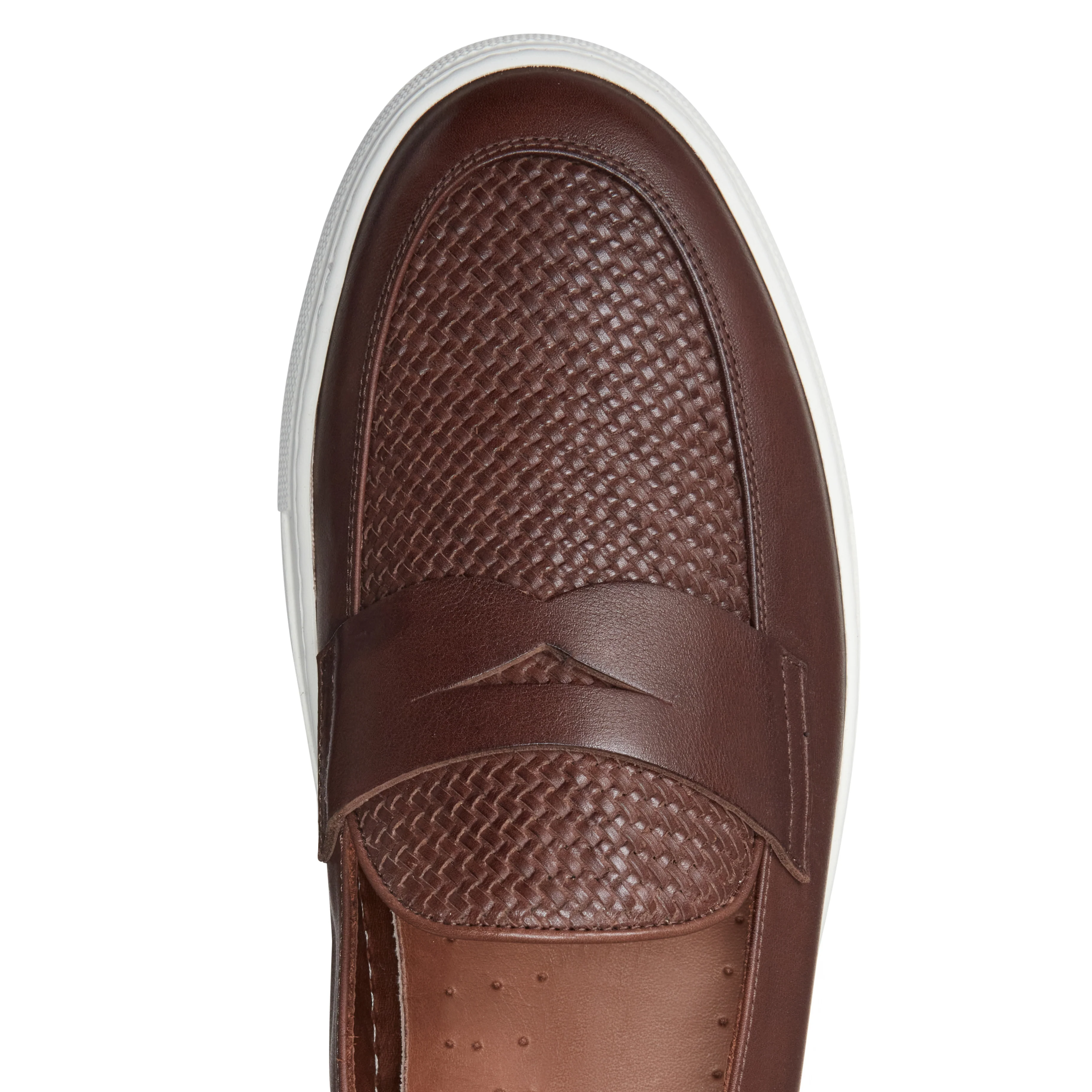 Mocassino in pelle intrecciata da uomo - Image 4