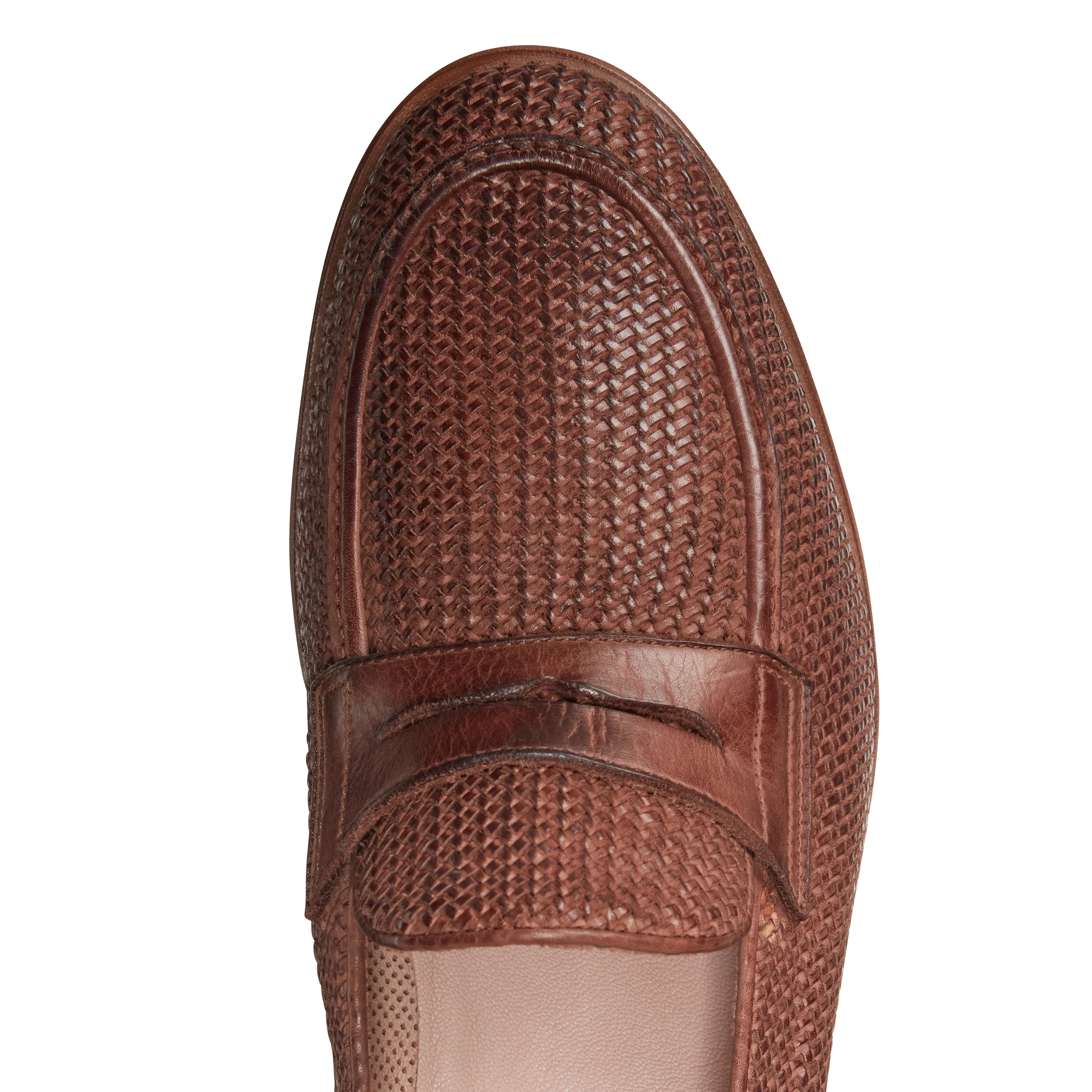 Mocassino in pelle intrecciata da uomo - Image 3