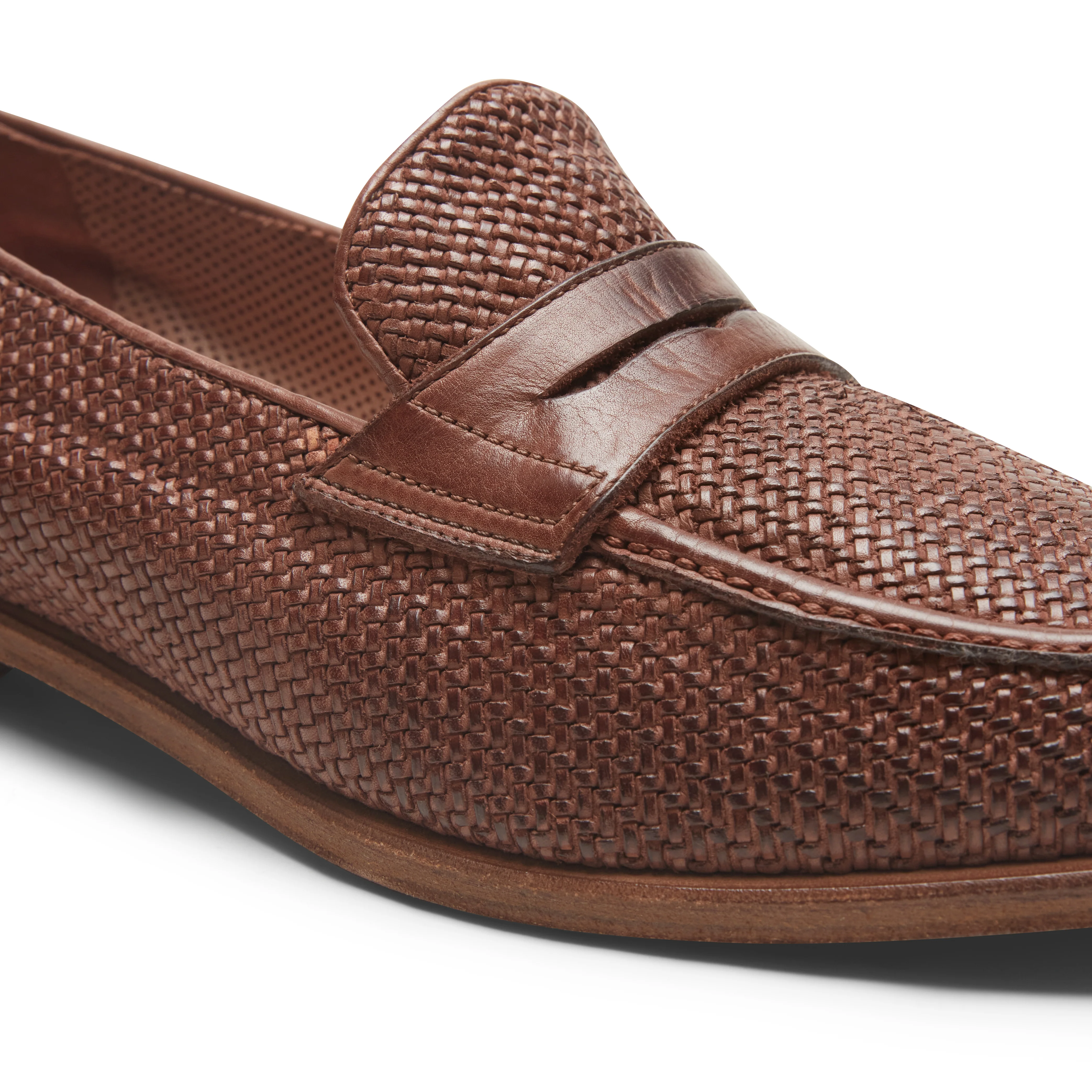 Mocassino in pelle intrecciata da uomo - Image 4