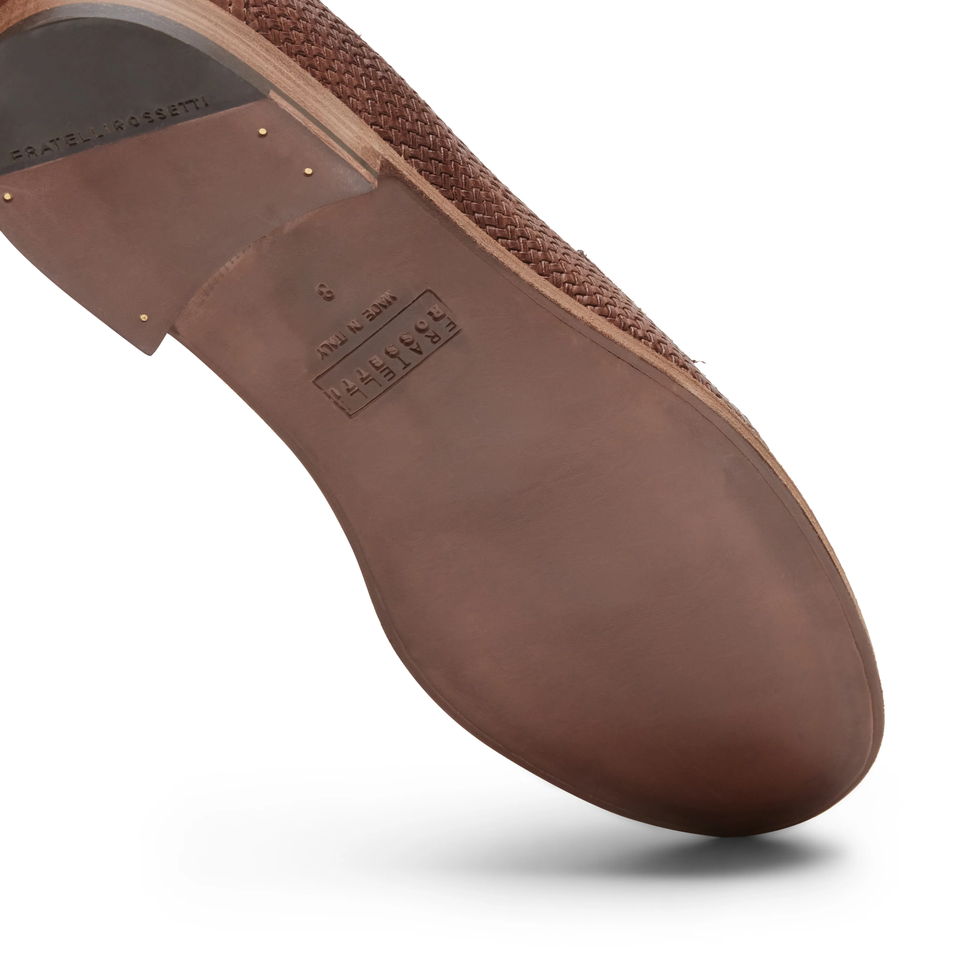 Mocassino in pelle intrecciata da uomo - Image 7