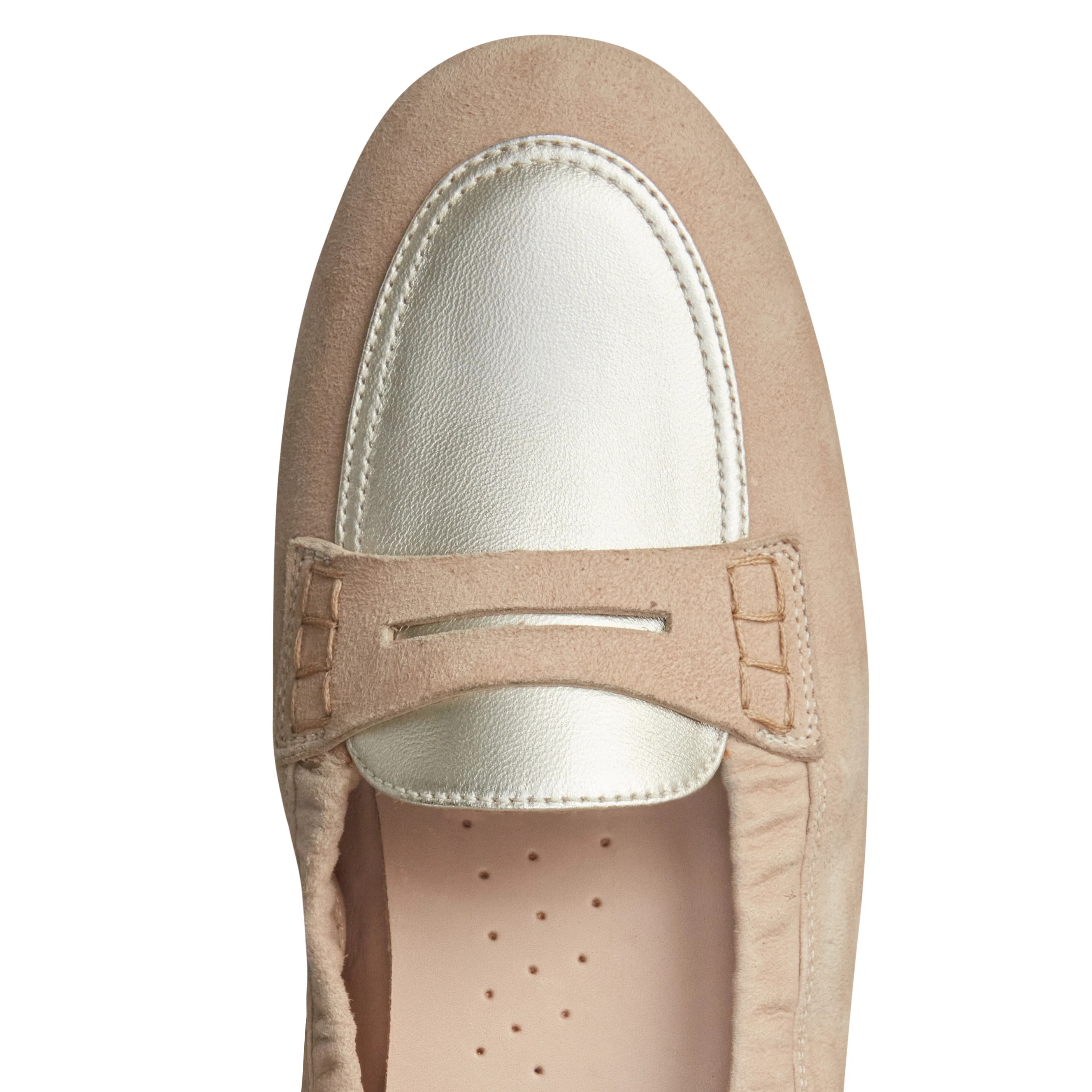 Mocassino slim flat in suede - Image 4