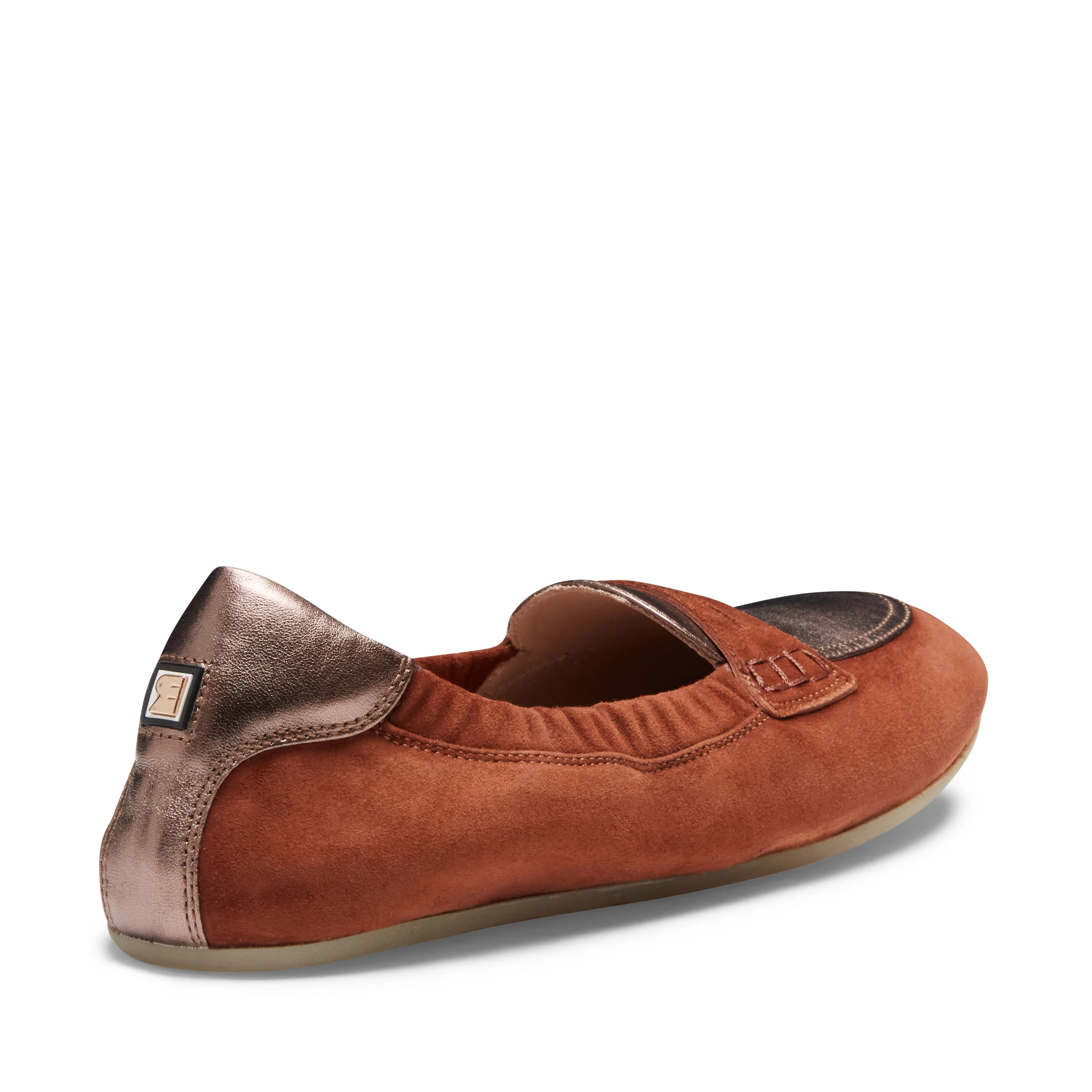 Mocassino slim flat in suede - Image 3