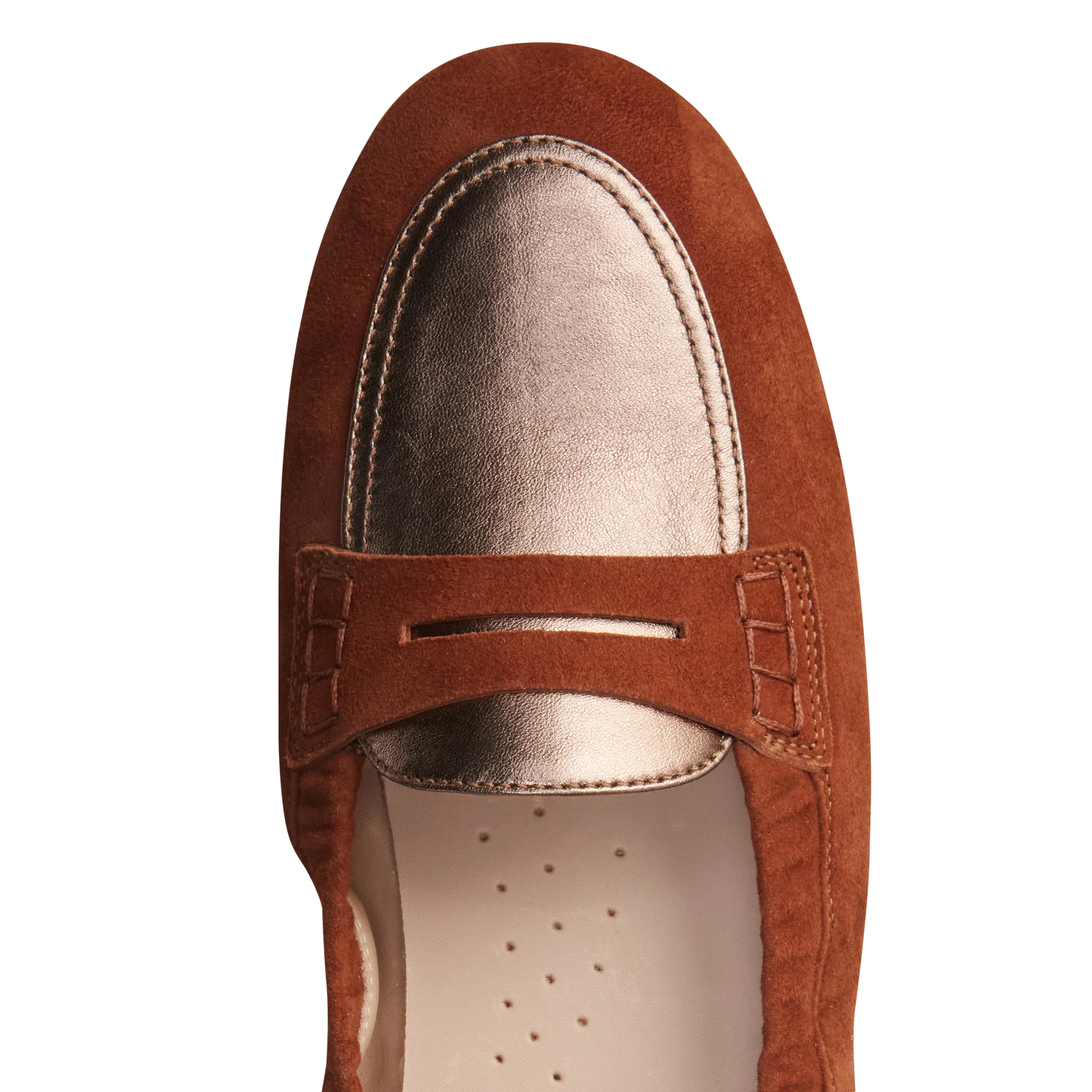 Mocassino slim flat in suede - Image 4