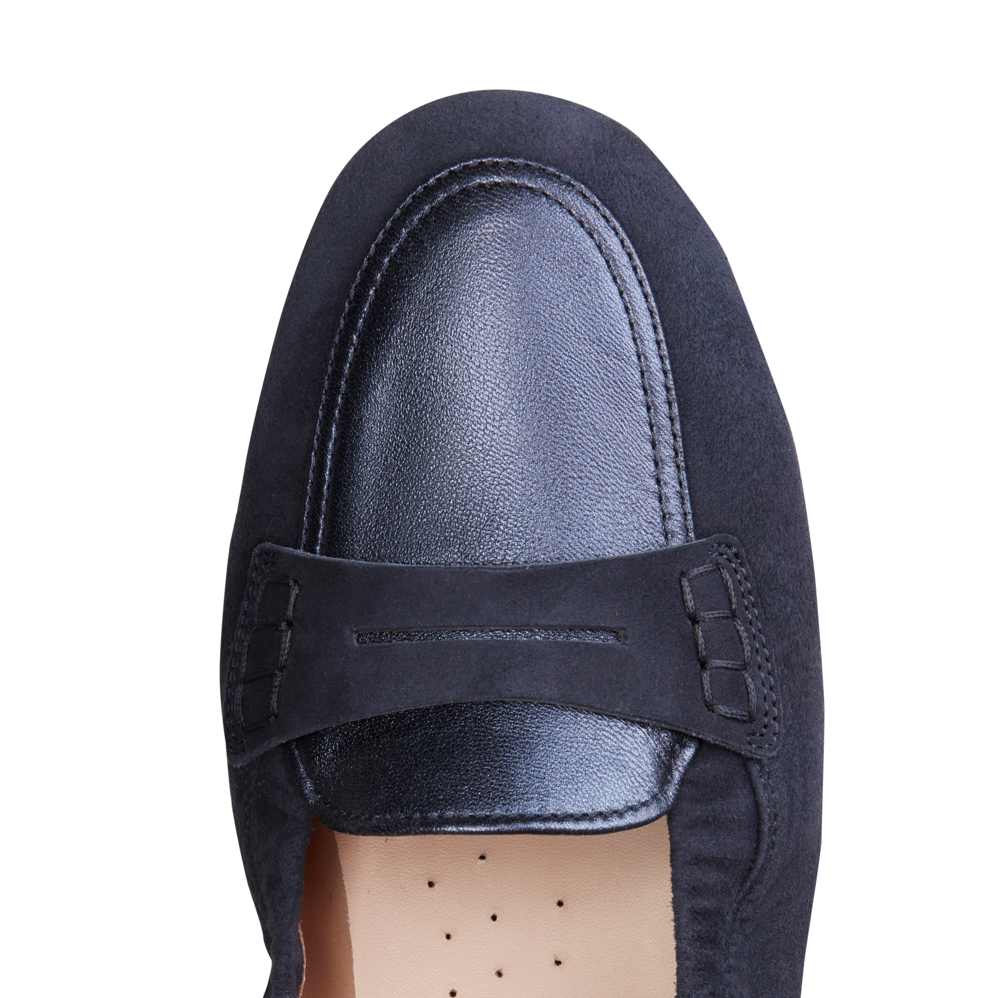 Mocassino slim flat in suede - Image 4