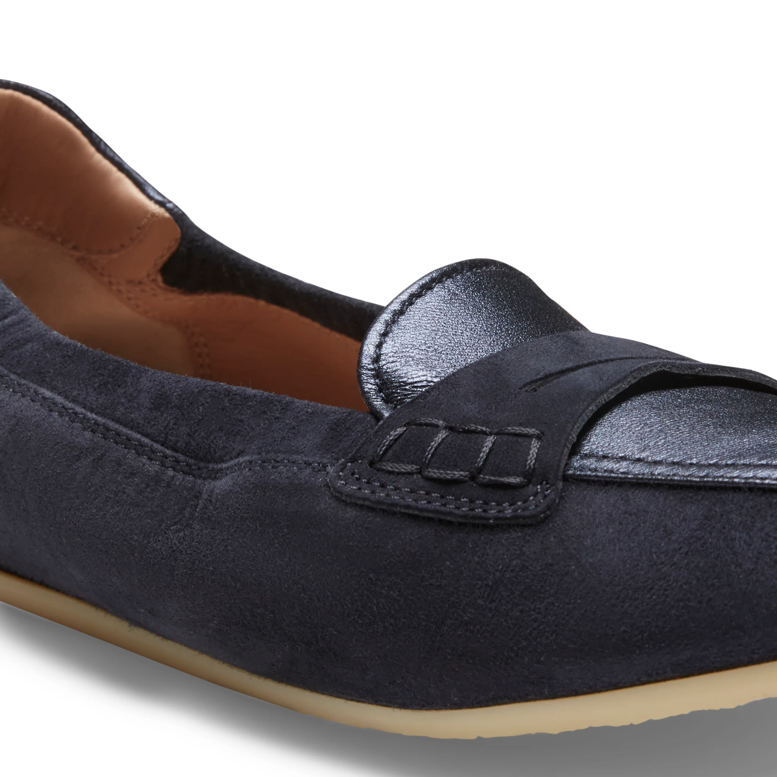 Mocassino slim flat in suede - Image 5