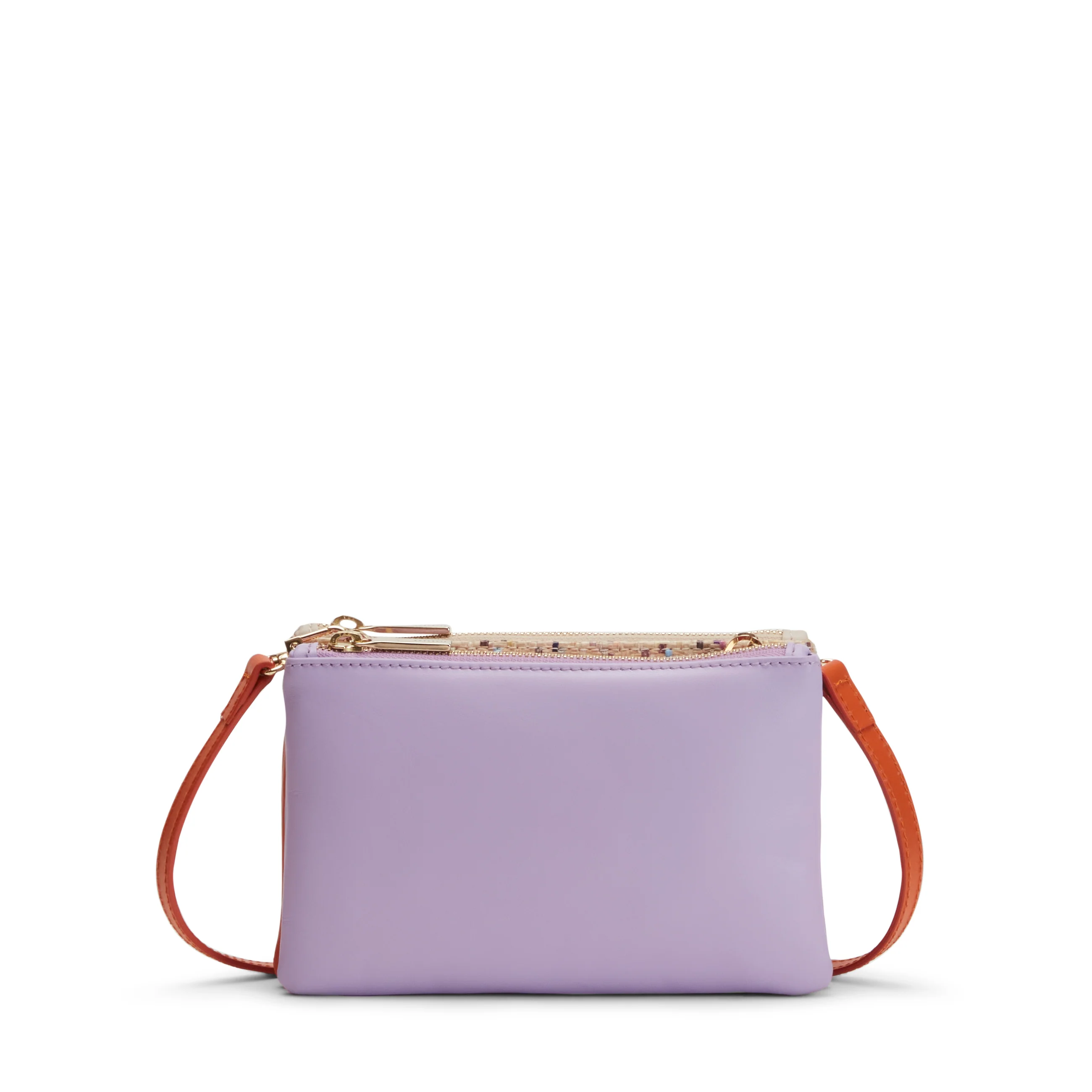 Pochette Esquire in tessuto e pelle - Image 3