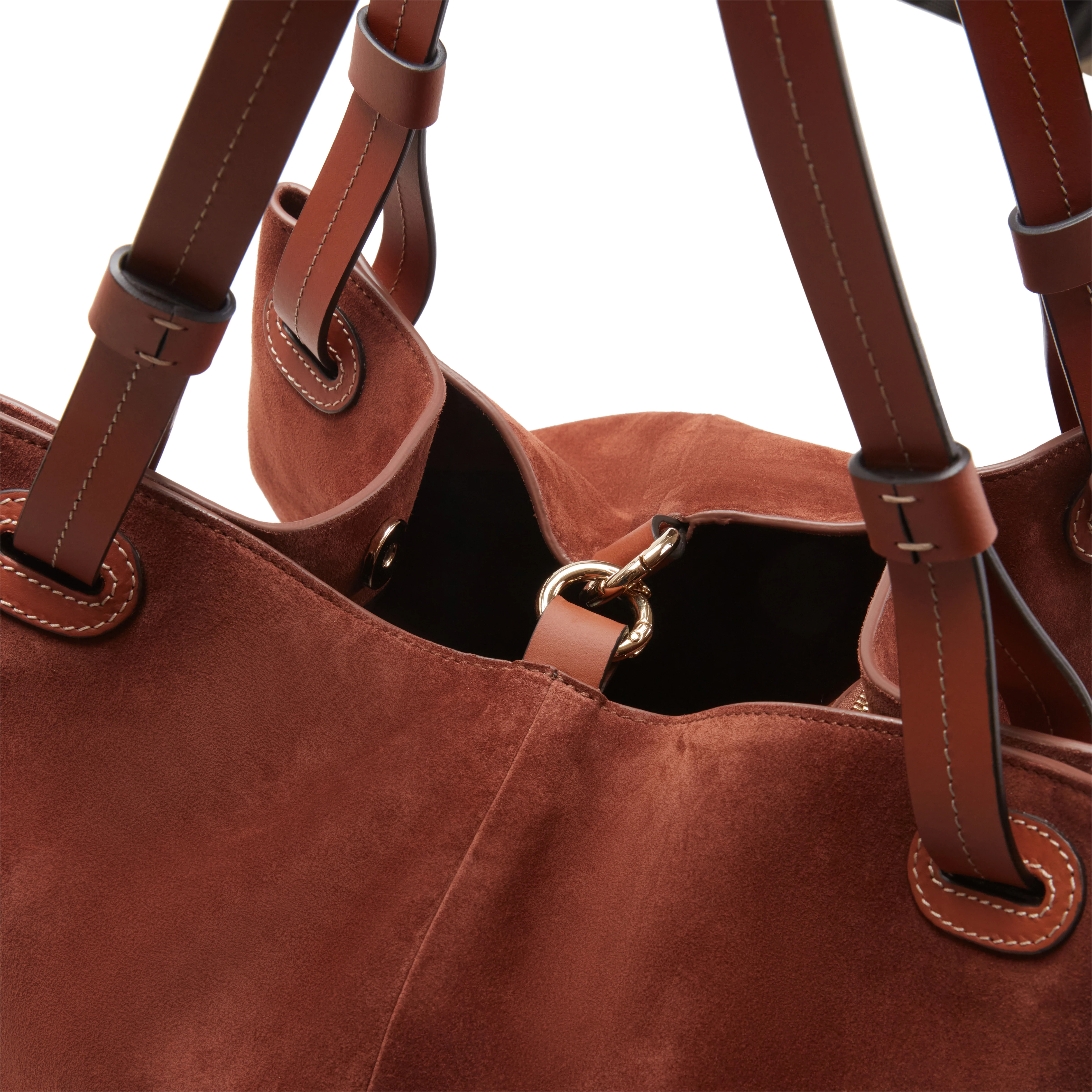 Royal Tote bag in suede - Image 3