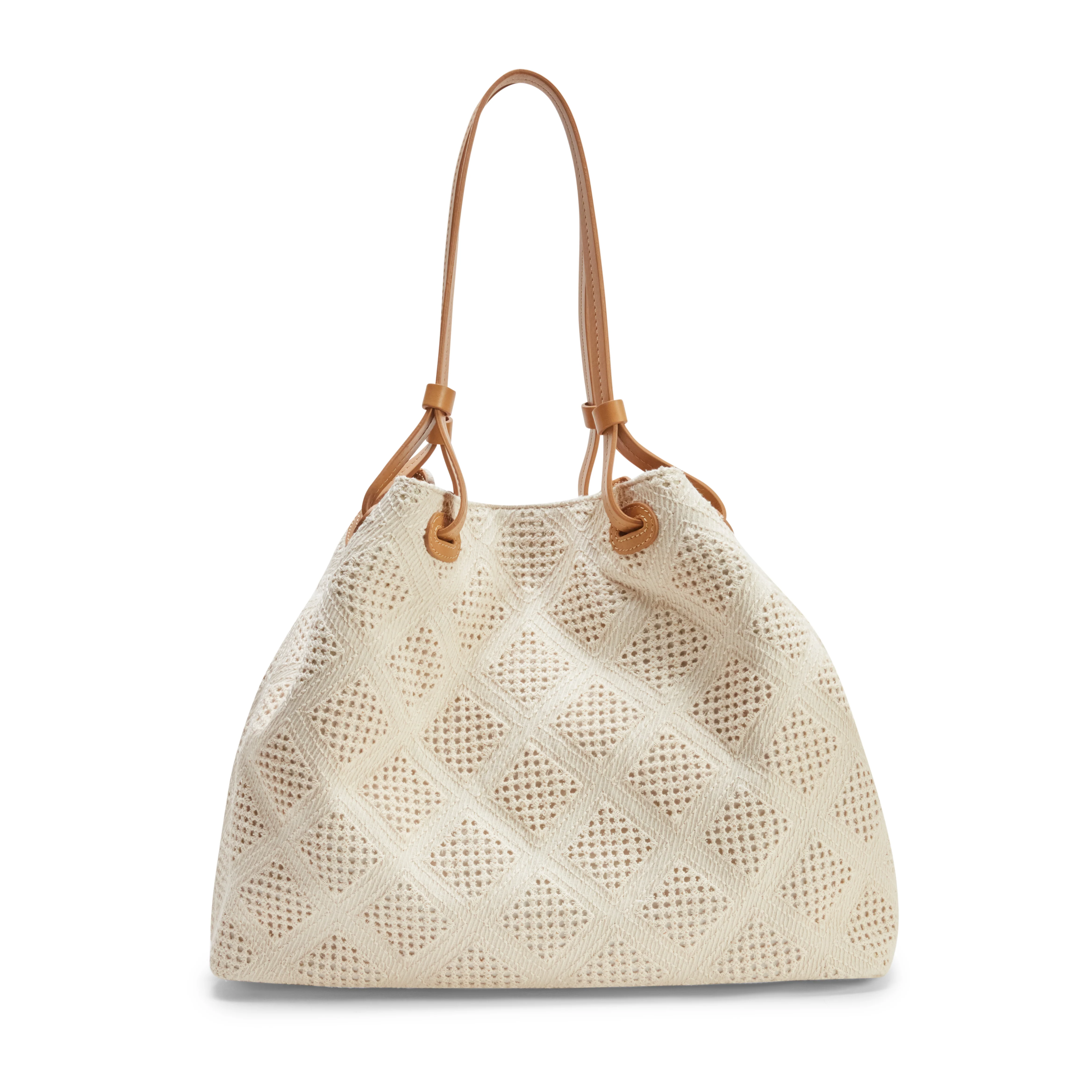 Royal Tote bag in tessuto e pelle - Image 3