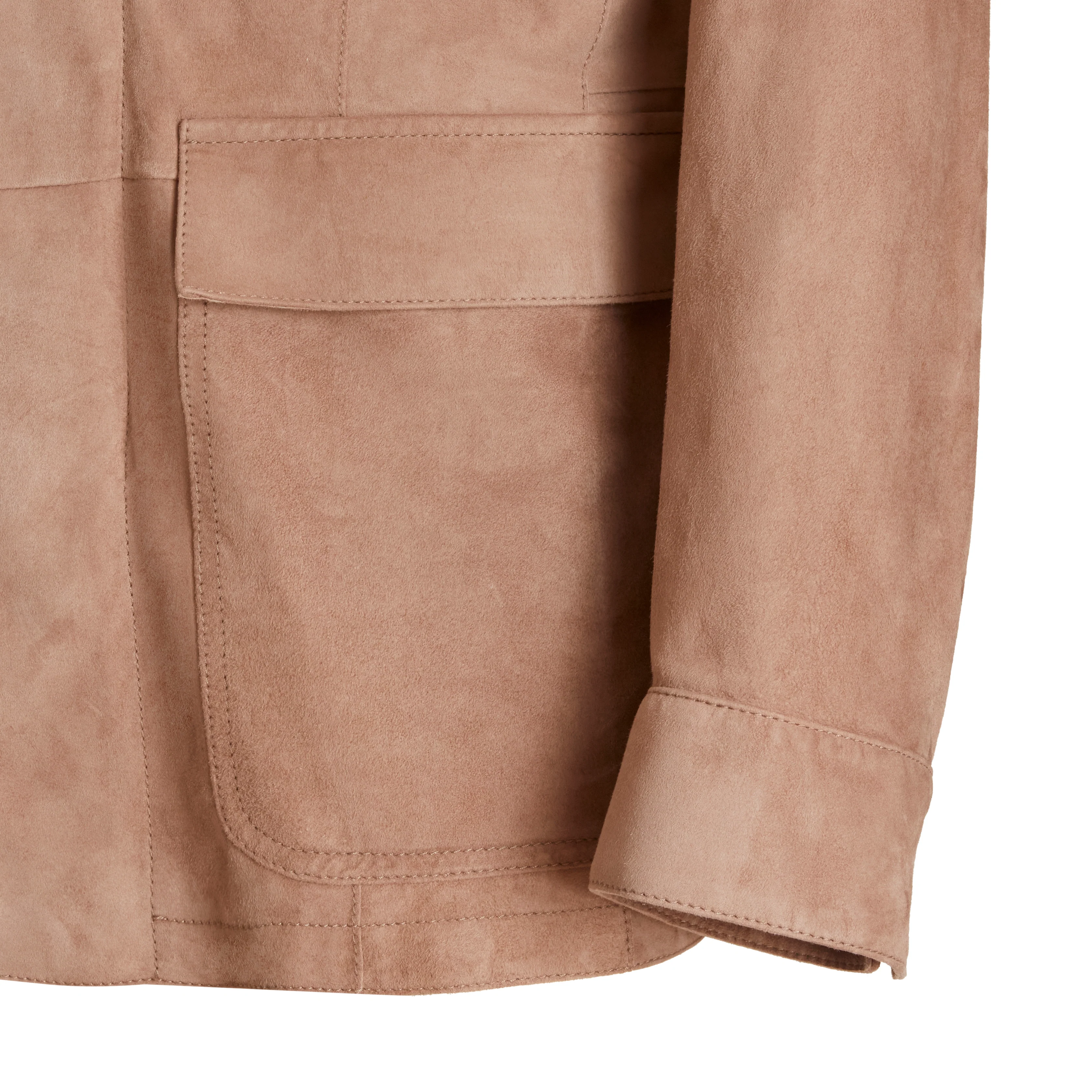 Sahariana in suede da uomo - Image 5