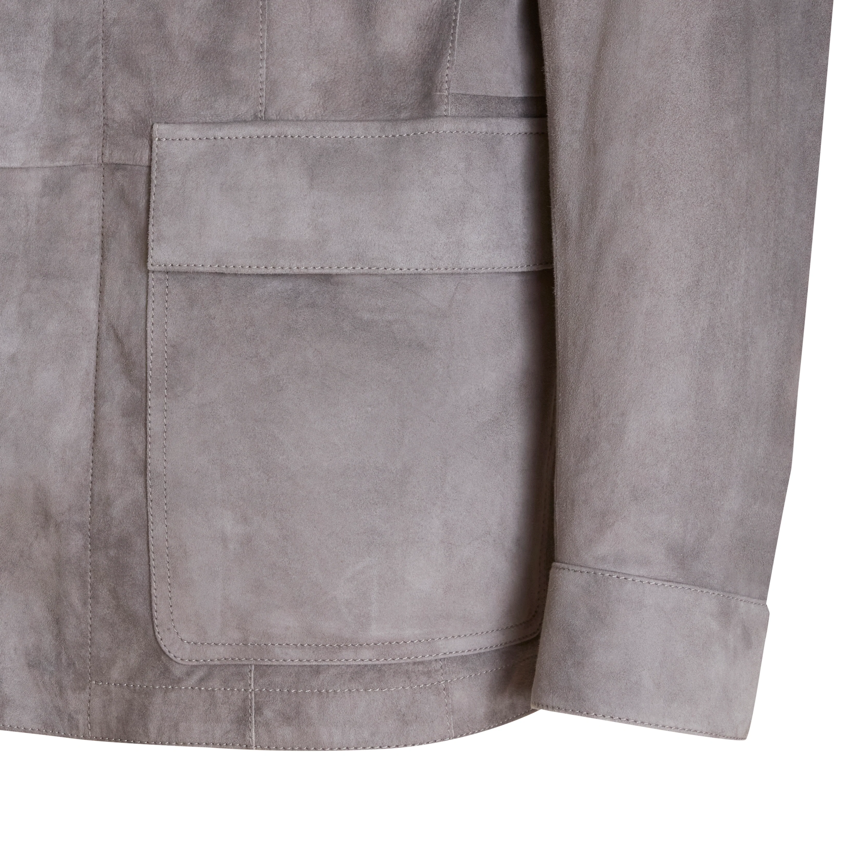 Sahariana in suede da uomo - Image 5