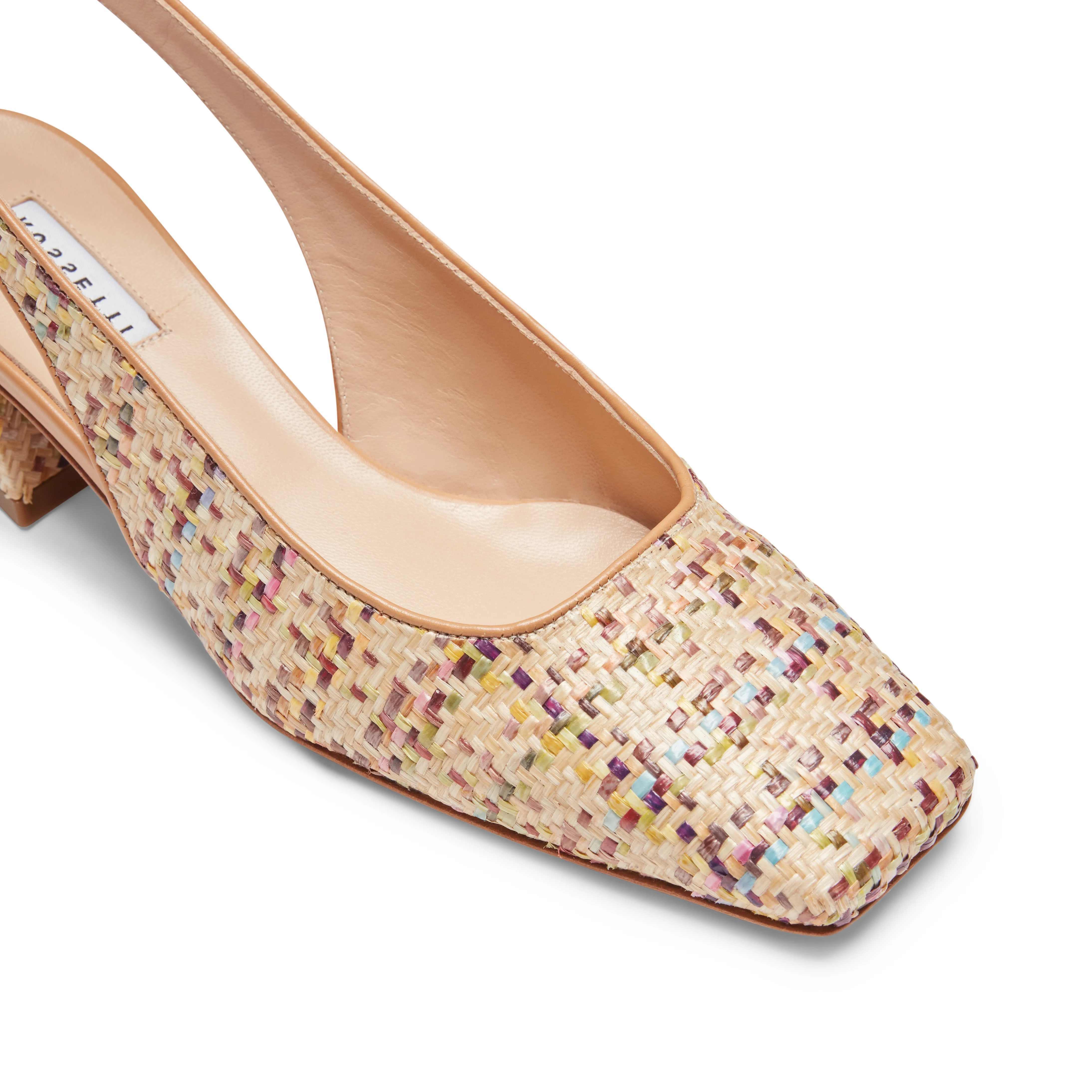 Sandalo sling back in tessuto - Image 3