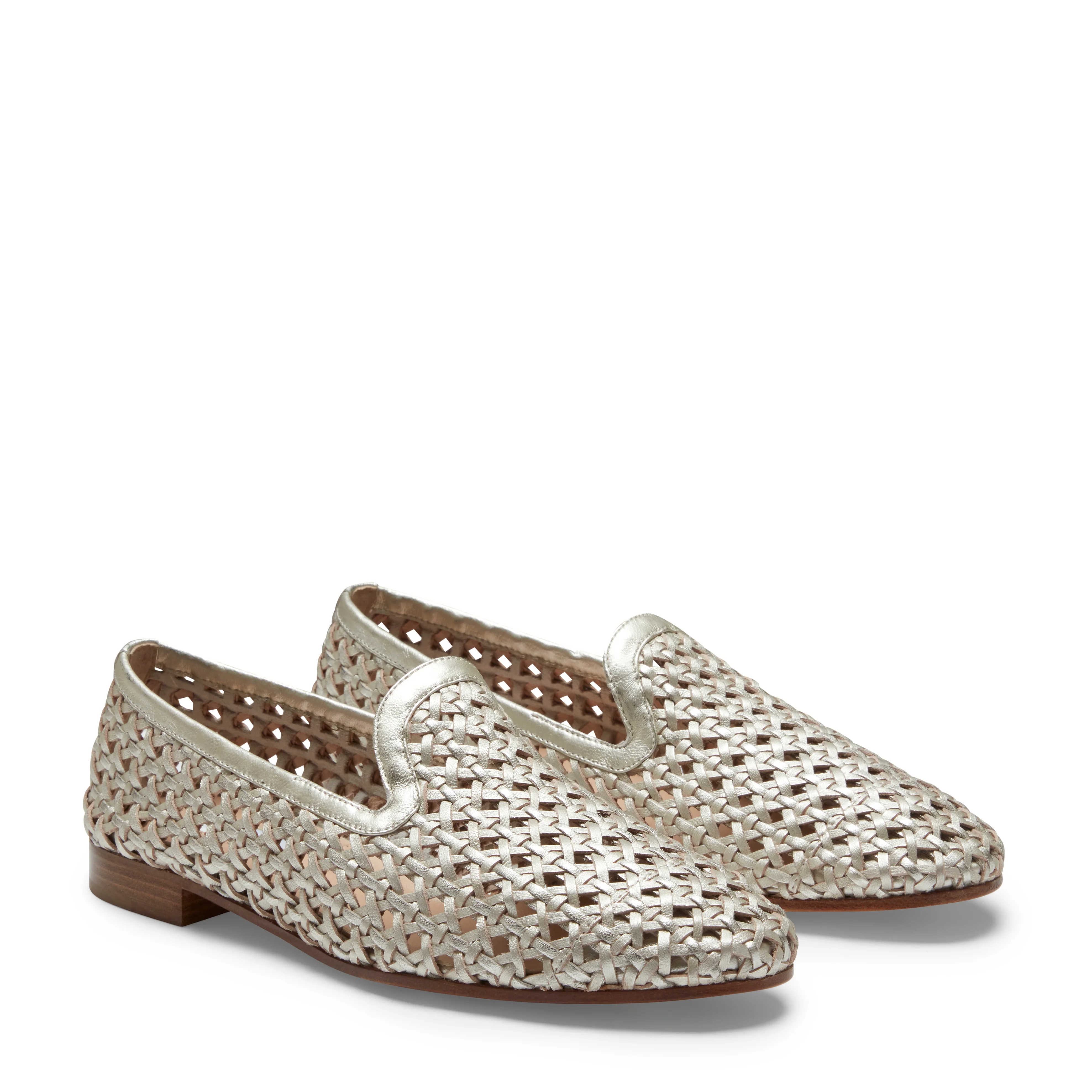 Slipper in pelle intrecciata - Image 2
