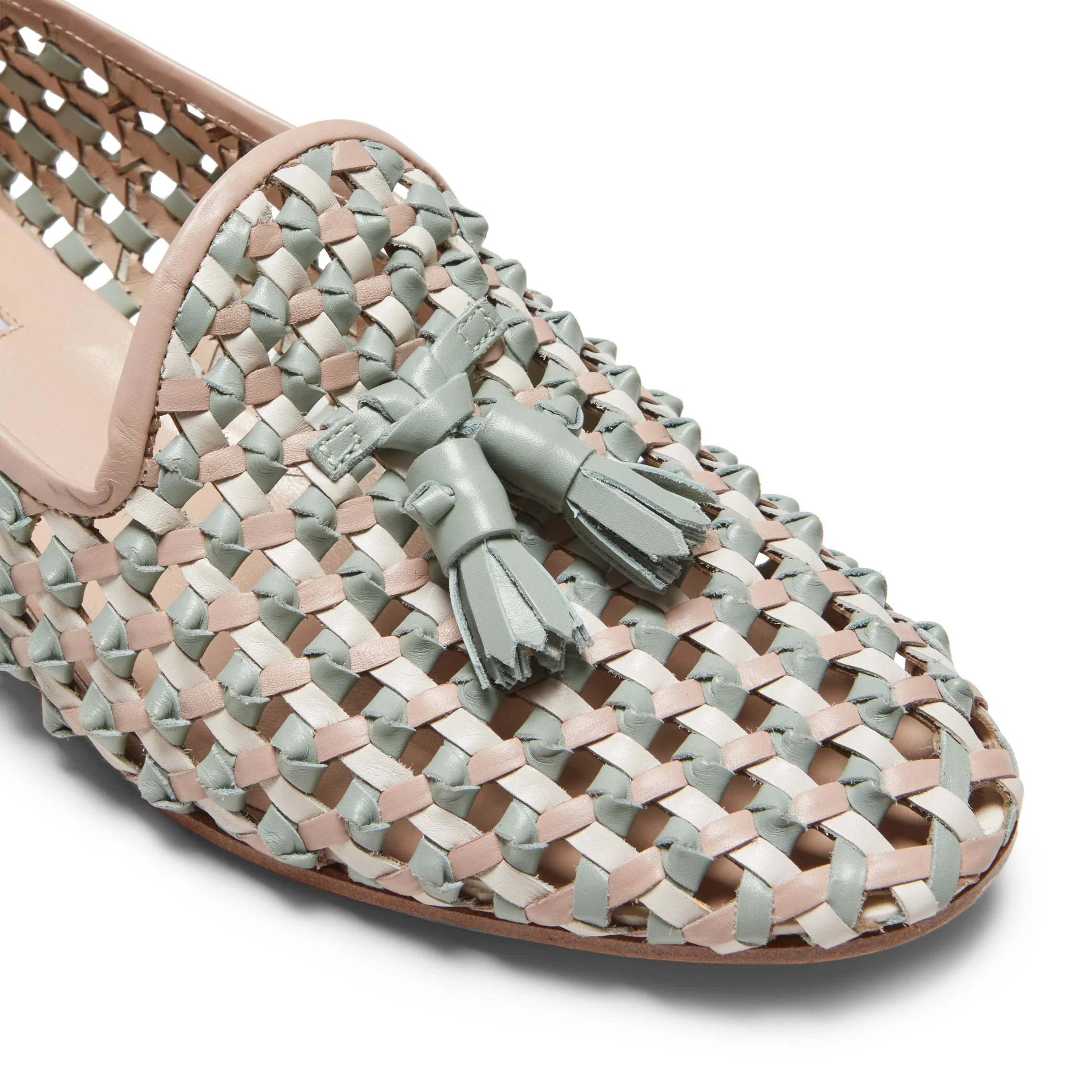 Slipper in pelle intrecciata - Image 5