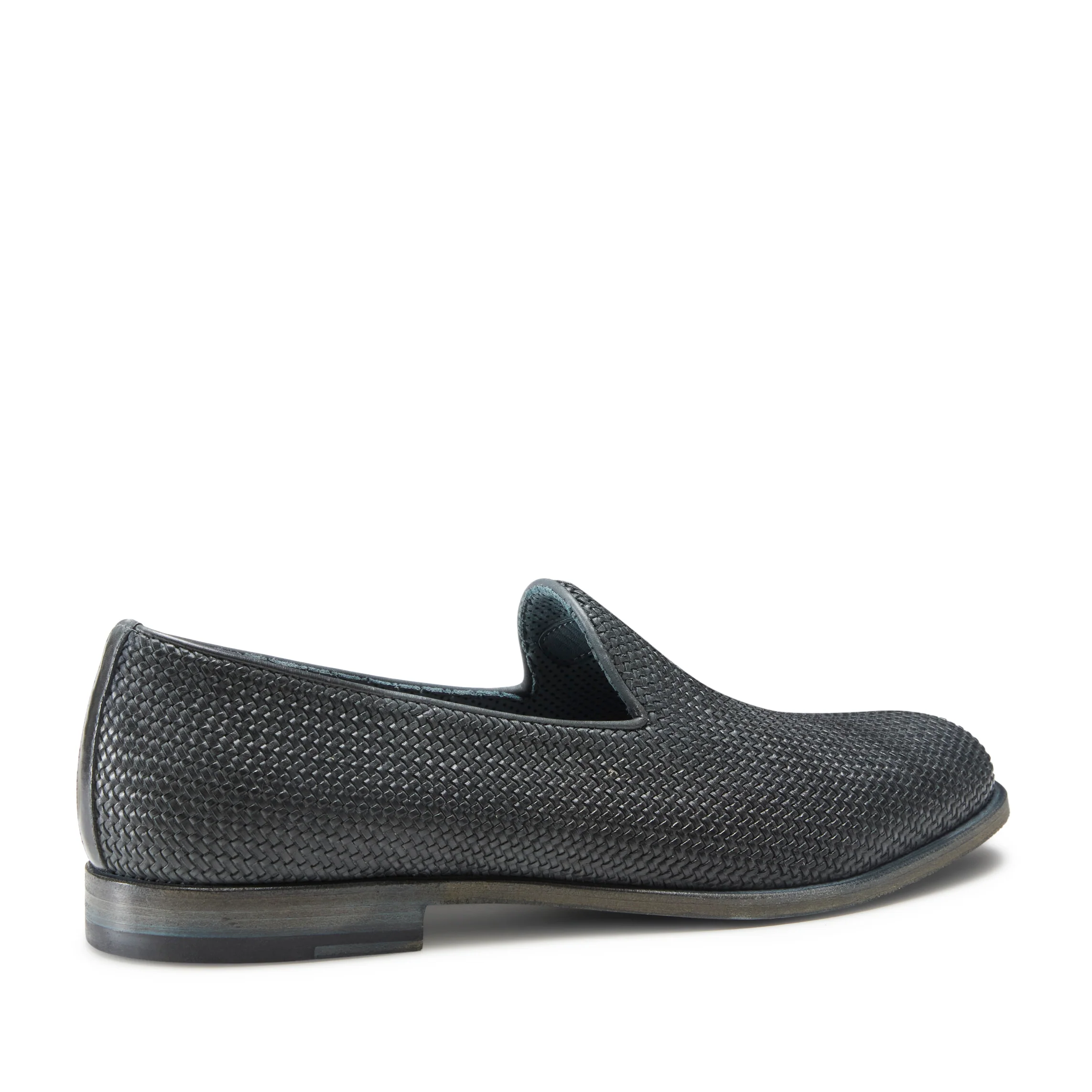 Slipper in pelle intrecciata da uomo - Image 3