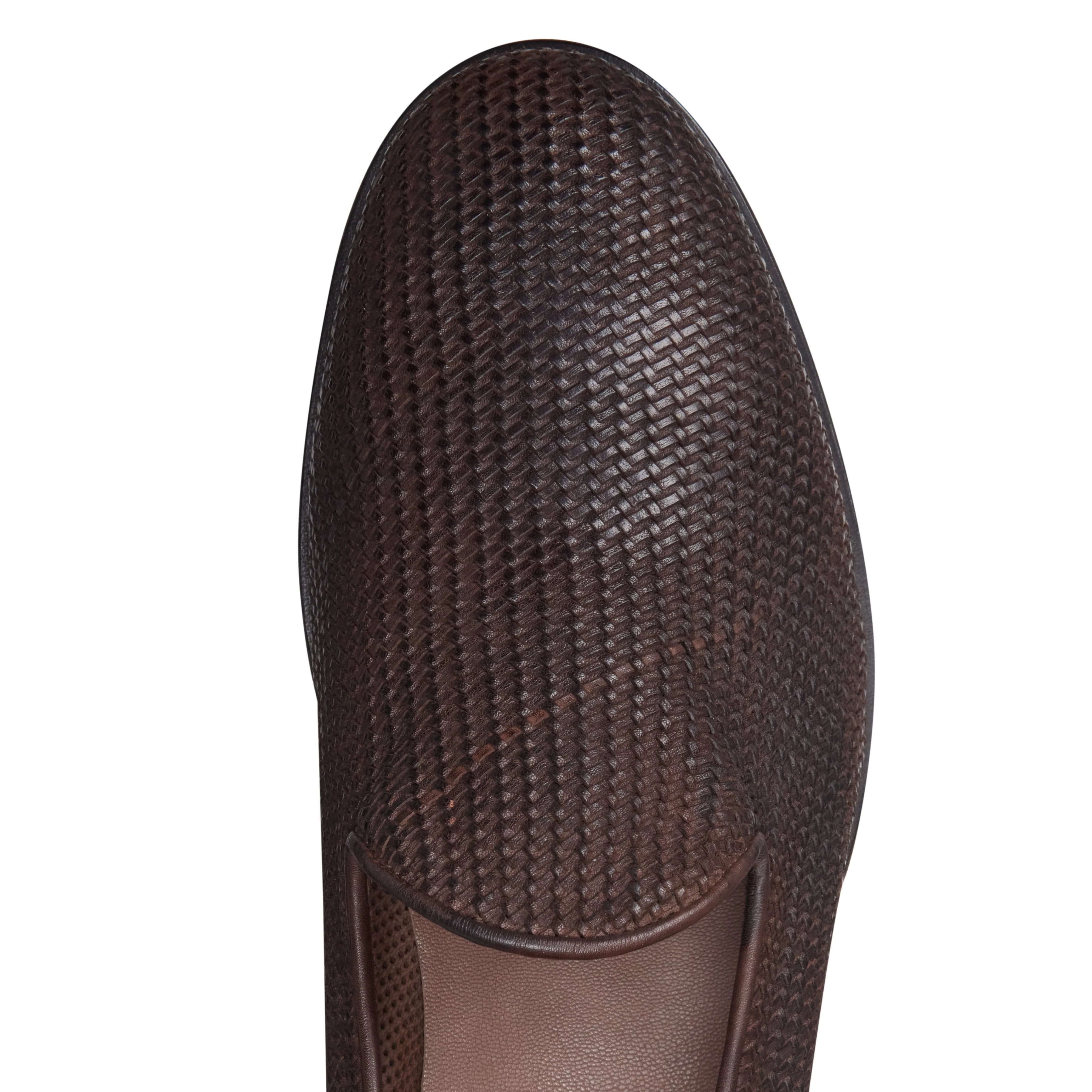Slipper in pelle intrecciata da uomo - Image 6