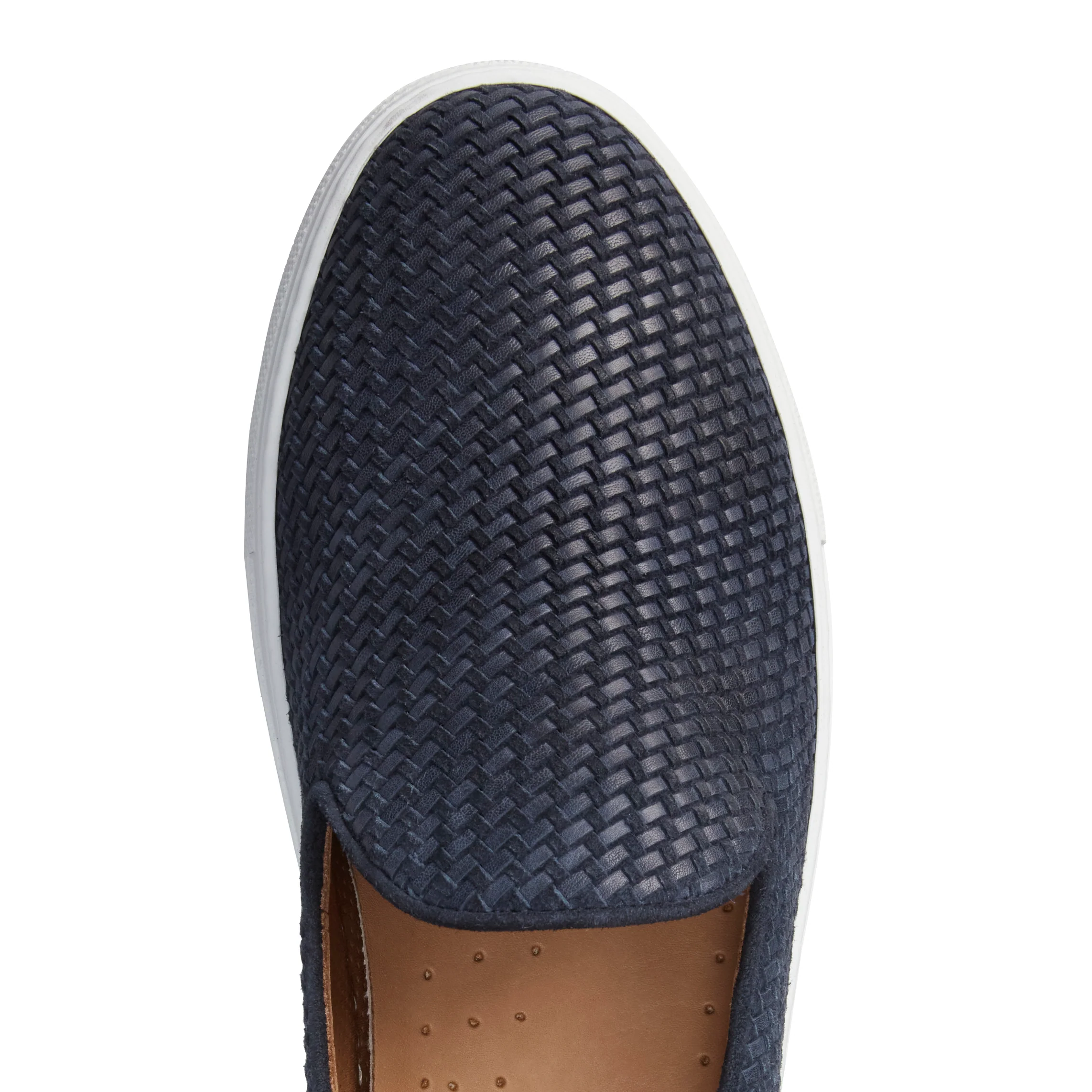 Slipper in suede intrecciato da uomo - Image 3