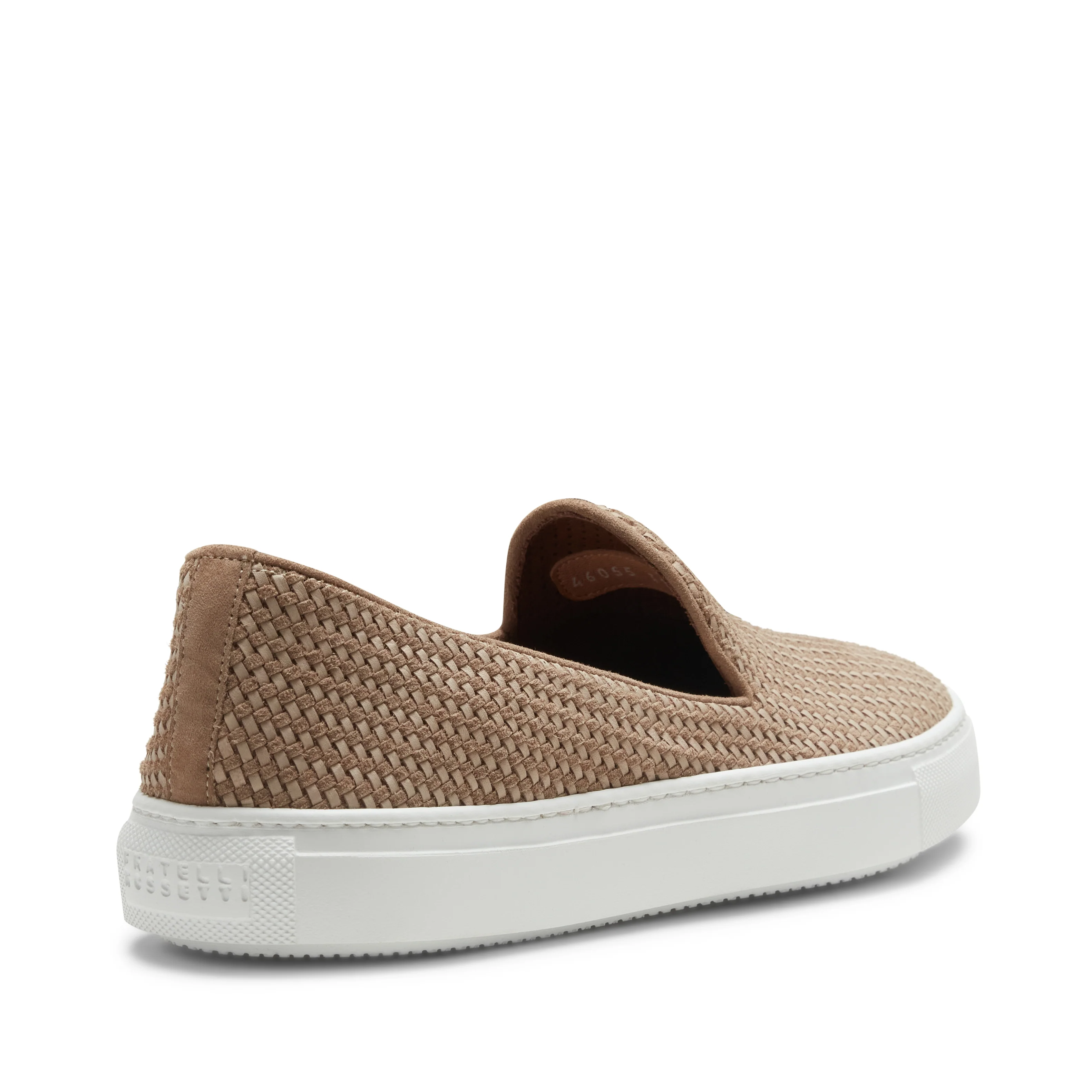 Slipper in suede intrecciato da uomo - Image 3