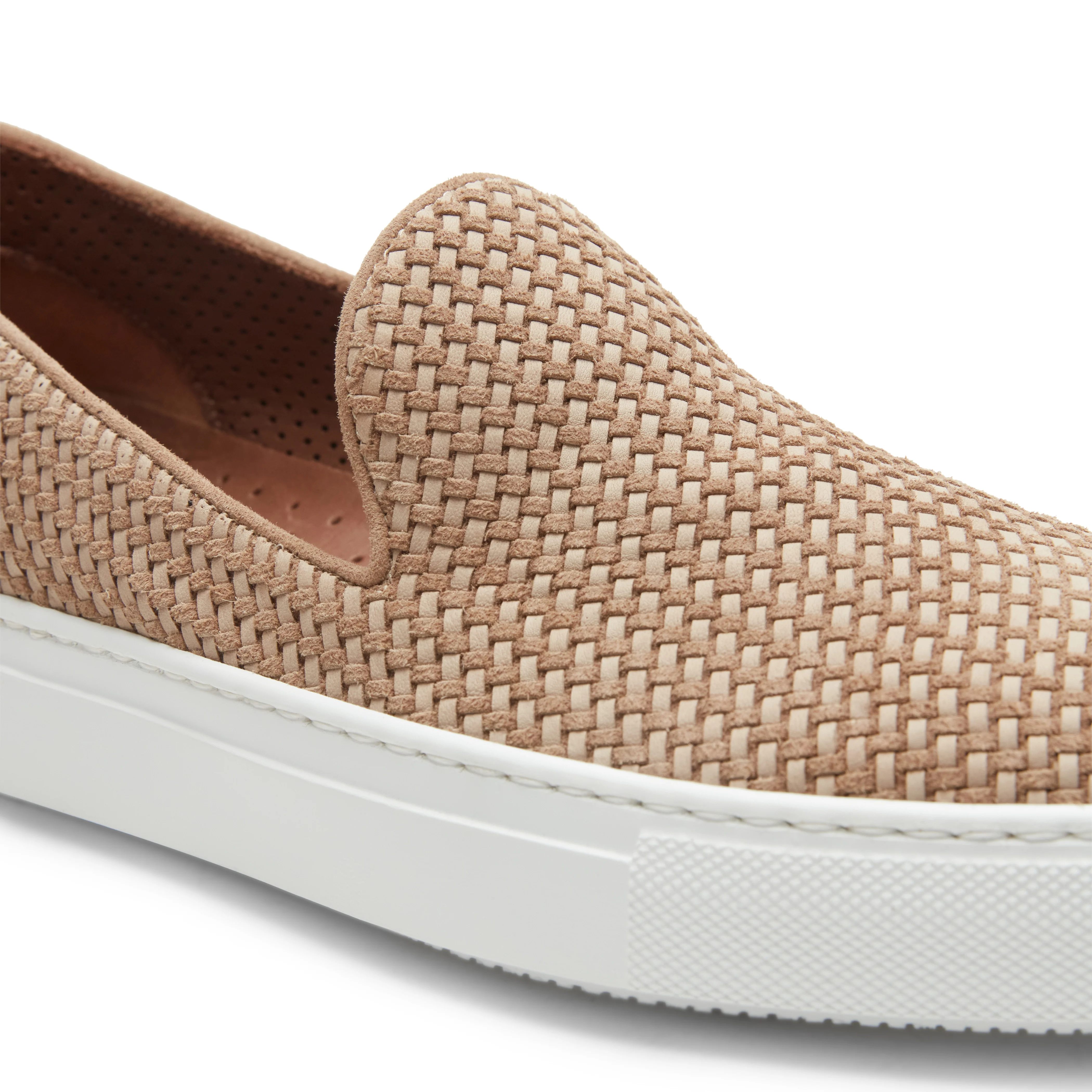Slipper in suede intrecciato da uomo - Image 5
